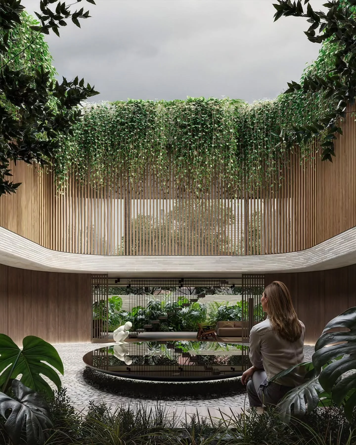 A thoughtful interplay of materials, light, and greenery shapes the interior as an extension of the natural surroundings. The focus is on spatial calmness, tactility, and the fluid transition between indoors and outdoors.

▪️ Project: House 2801
▪️ A
