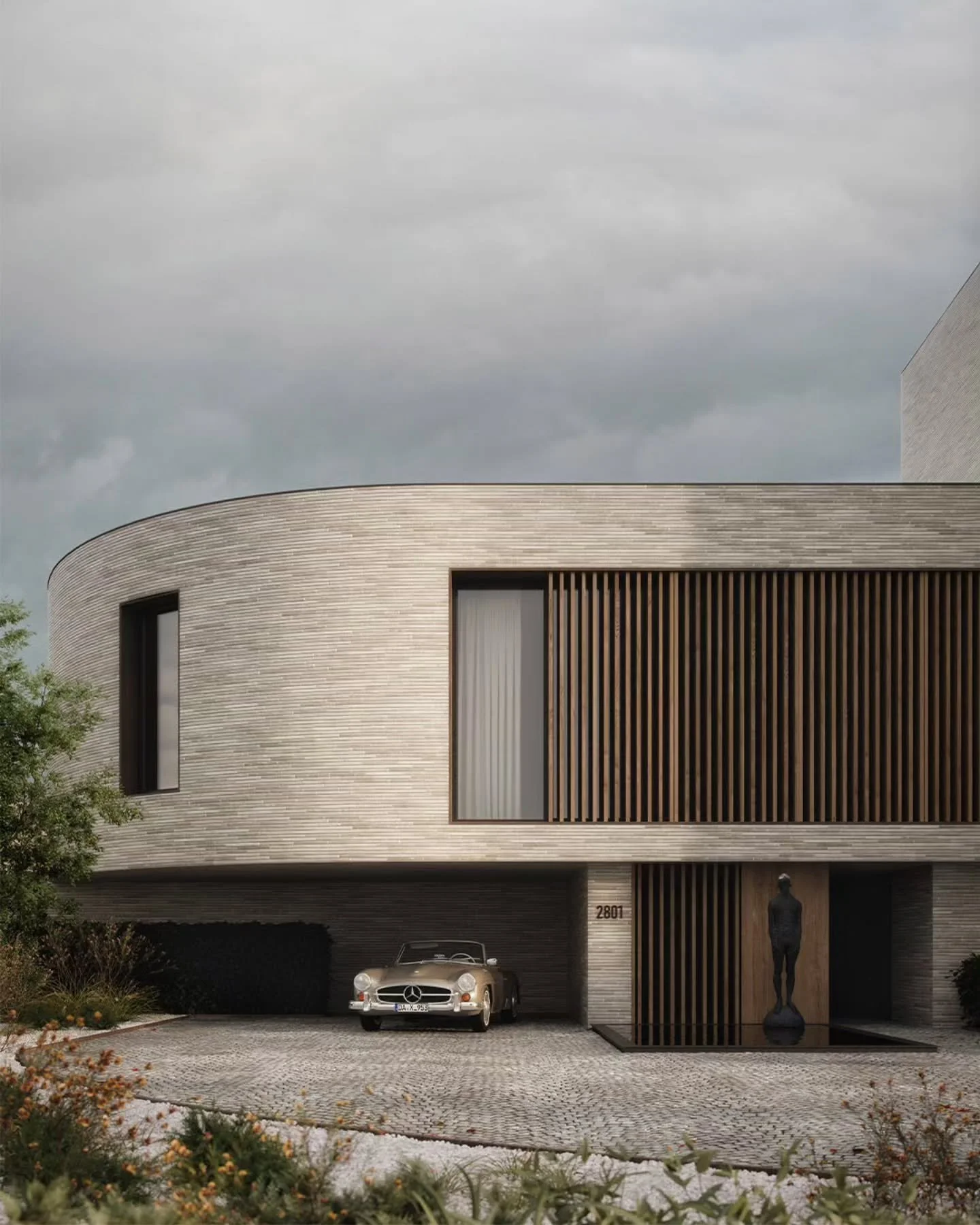 House 2801 &ndash; A refined balance of form, materiality, and atmosphere, exemplifying architectural elegance through high-quality visualization.

▪️ Architecture: @darkroom_graphicstudio
▪️ Visualization: @darkroom_graphicstudio
▪️ Project: House 2