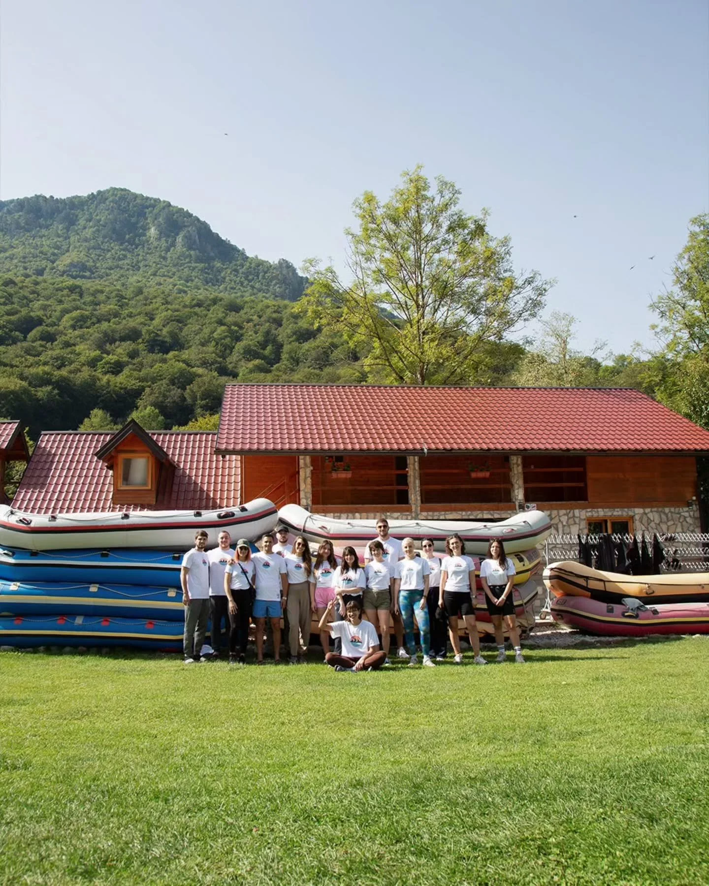 Team adventure in Bosnia &amp; Herzegovina.

Our first adventure was rafting on the Tara River, through the largest canyon in Europe &ndash; waves, cold water, and adrenaline we won&rsquo;t forget.

The next day, a jeep safari took us to Sutjeska Nat