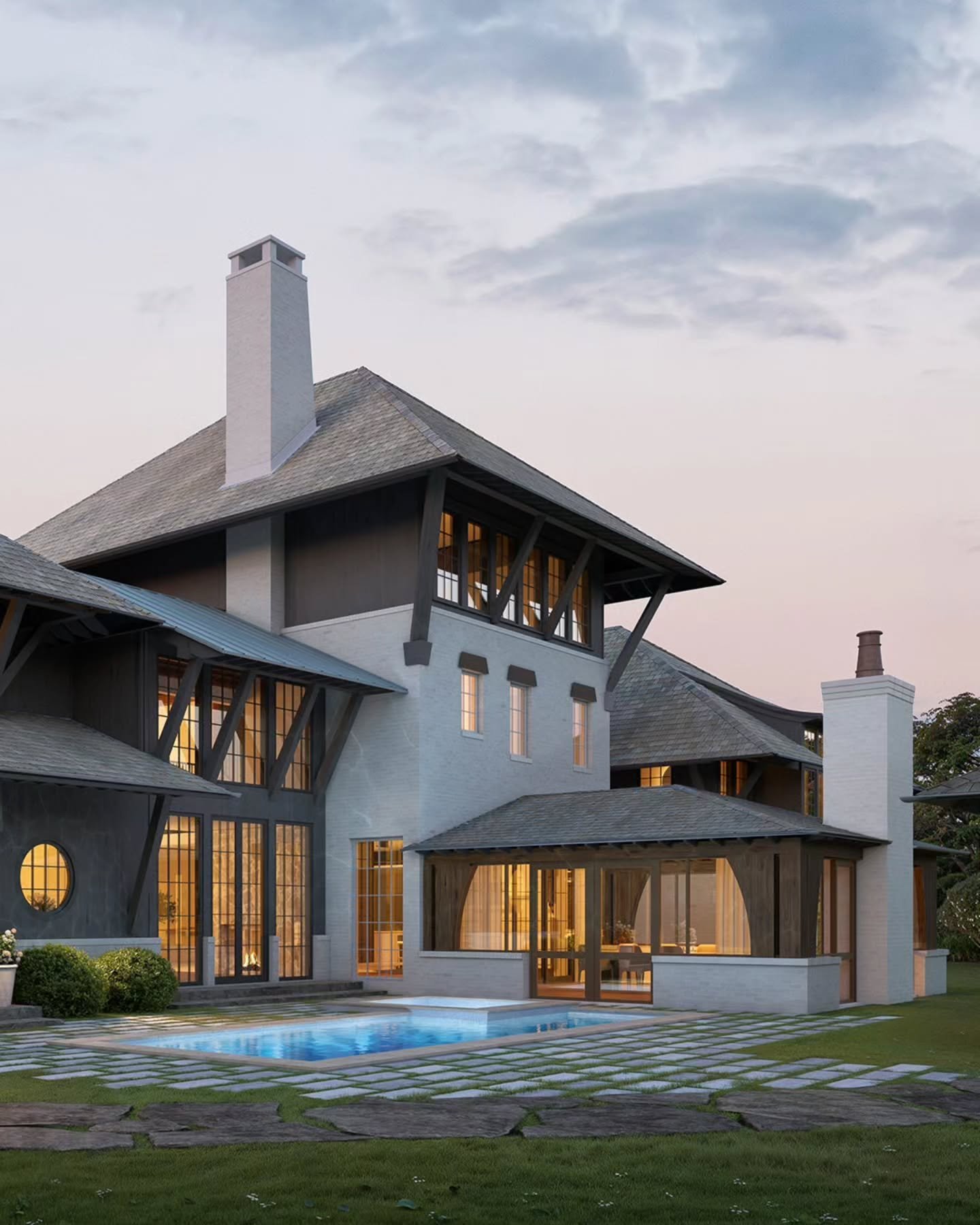 Camp Creek Residence &mdash; a cinematic balance of light, structure, and serenity.

▪️ Client &amp; Architect: @christopherai
▪️ Visualization: @darkroom_graphicstudio
▪️ Artist: @lukadap
▪️ Tools Used: 3ds Max &middot; Corona Renderer &middot; Phot