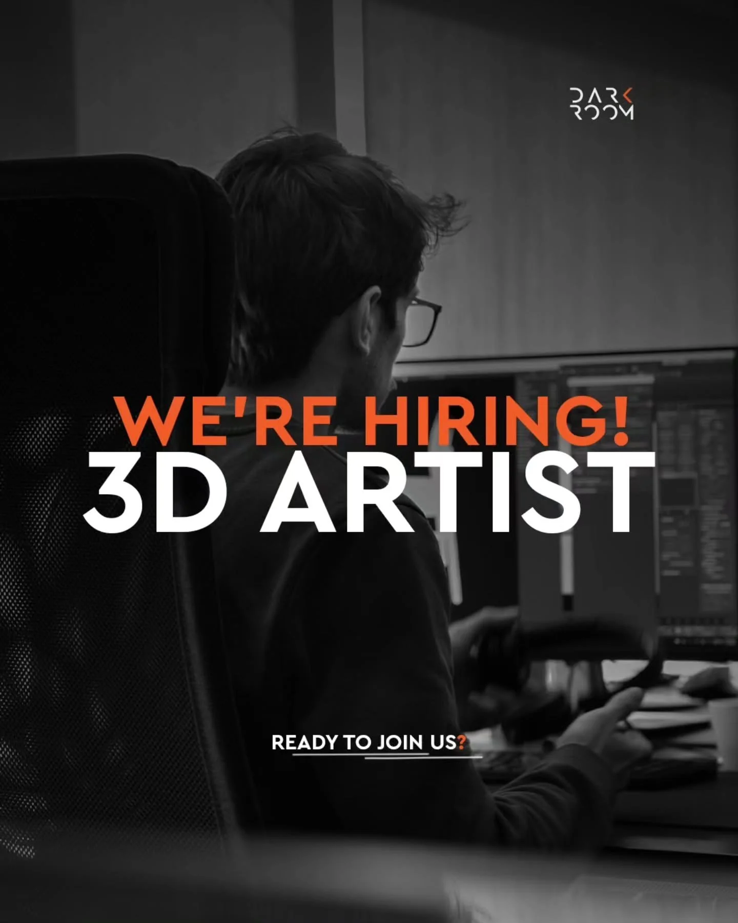 Otvorene su pozicije za 3D umetnike u Darkroom studiju.

Za vi&scaron;e informacija i prijavu posetite:
darkroom.rs/careers

Link je u bio.