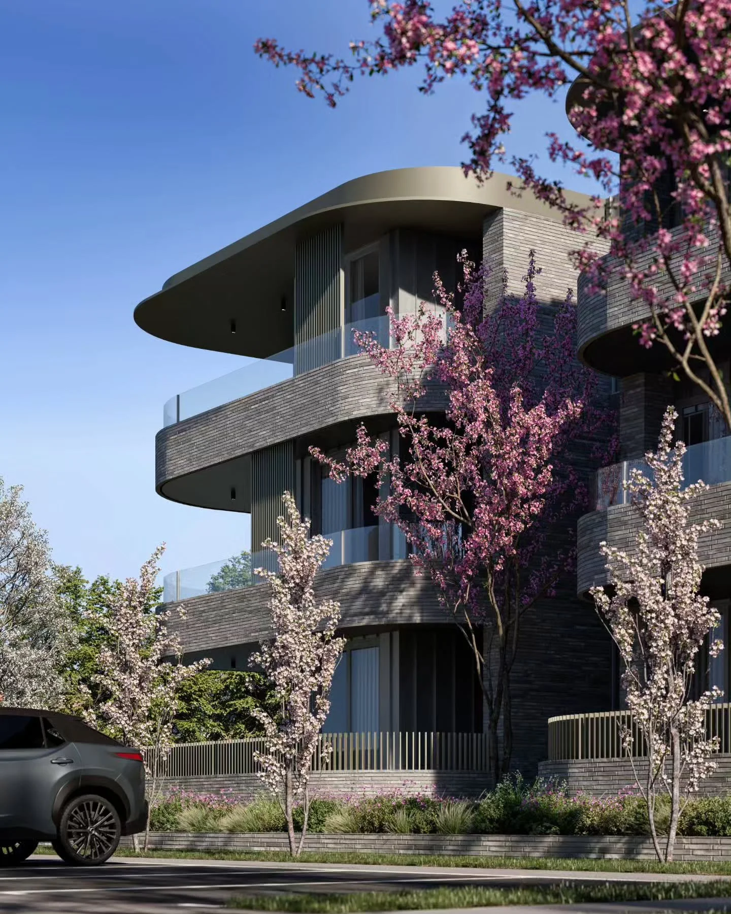 Canopy Deans Avenue, Christchurch.

A contemporary residential development by @growcottfreerproperty, overlooking Hagley Park and combining townhouses, apartments, and varied residential typologies.

For this project, our task was to create visual ma