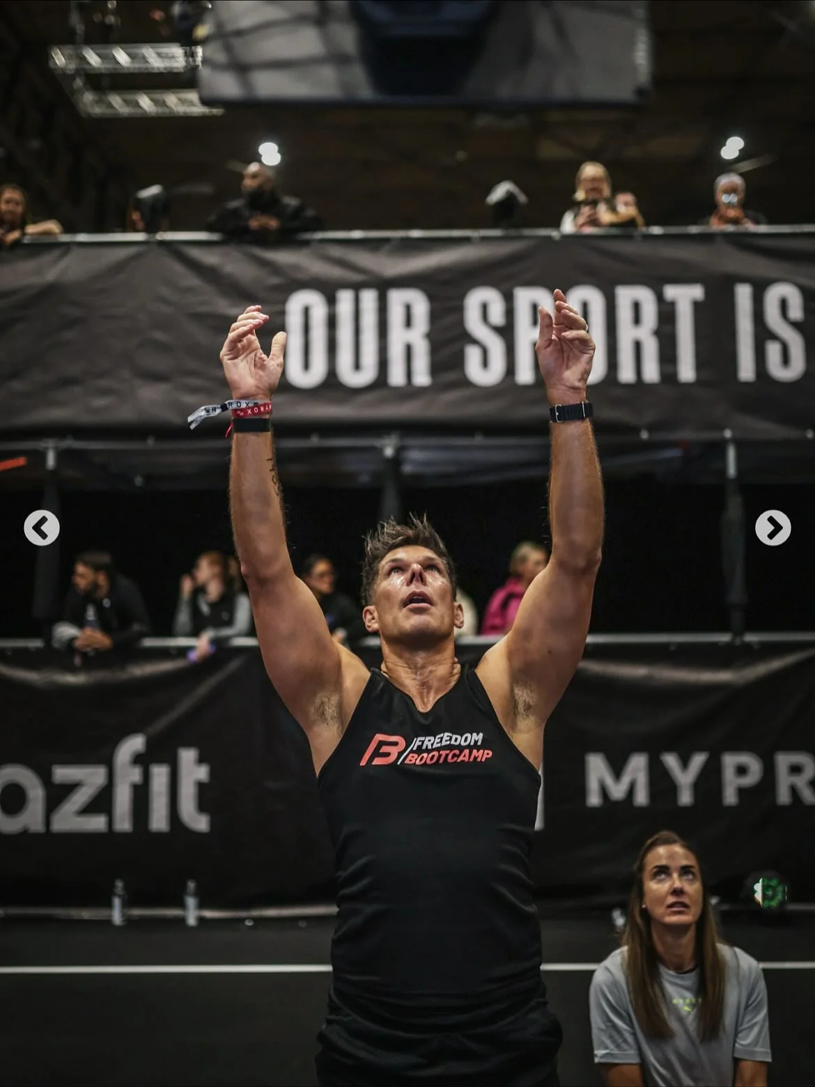 This pic is either me throwing a wall ball or me praying for the wall balls to end❤️😂😂