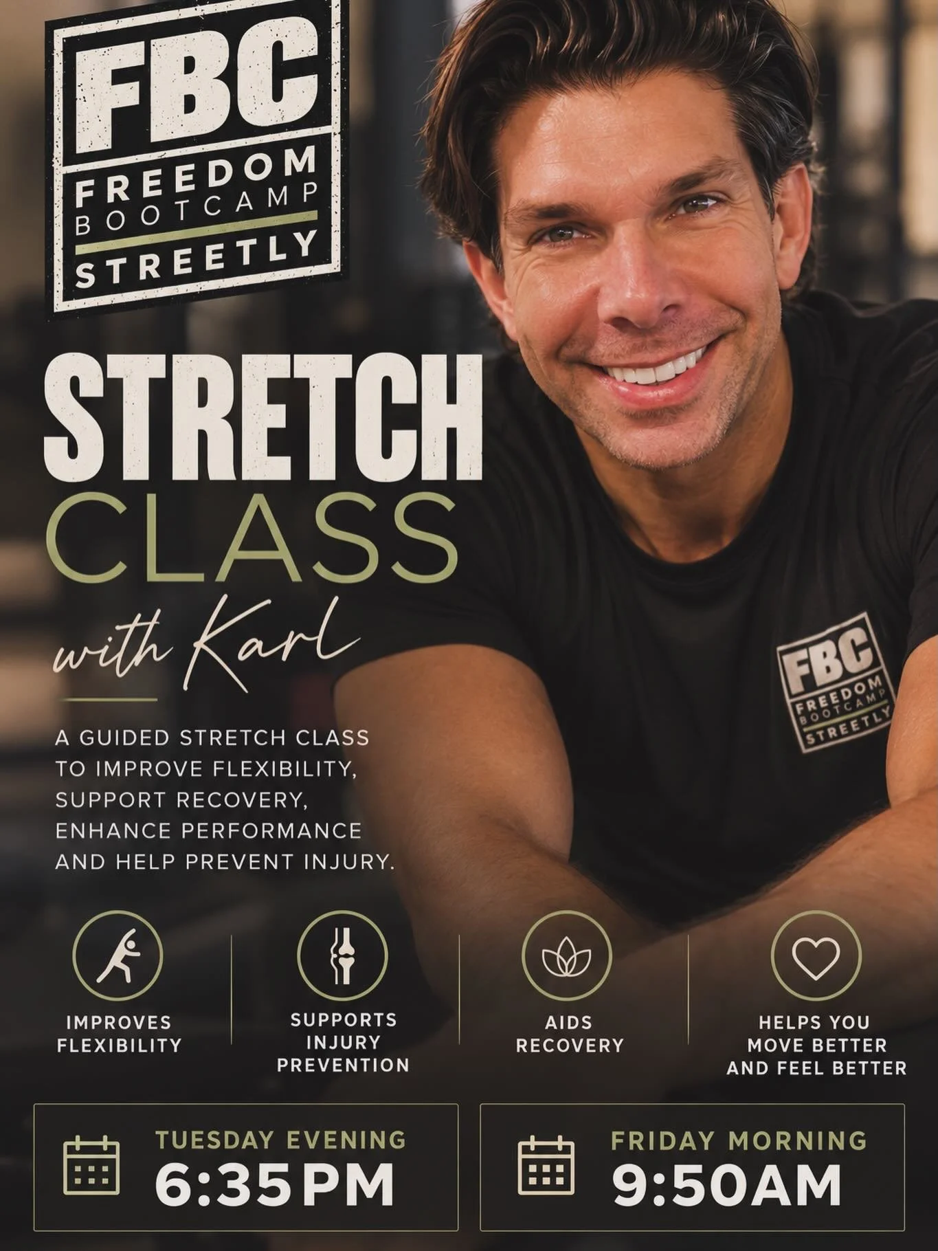 Our stretch classes provide our members with a well earned break to invest in their flexibility and stay injury free. #stretch #injuryprevention #groupﬁtness #hyrox