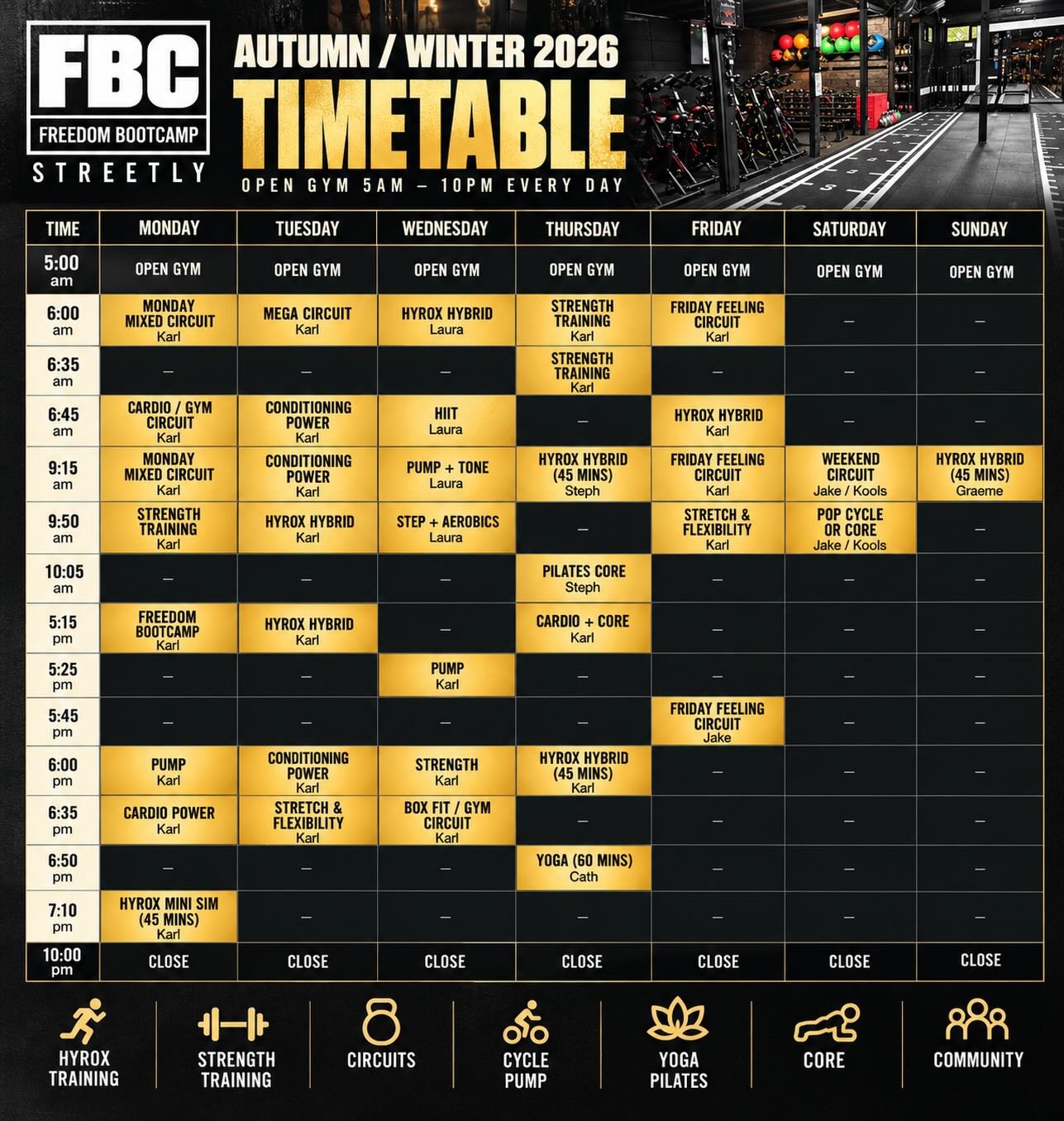 Freedom Bootcamp Streetly at a glance❤️ #suttoncoldfield #gym #hyrox #groupfitness