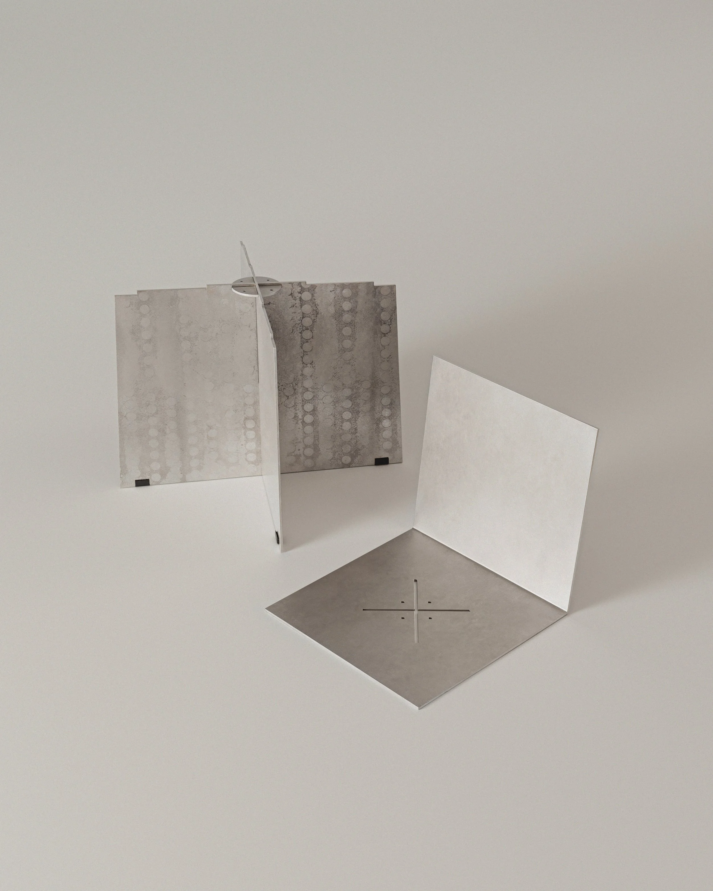 Abstract close-up of a sculptural chair, highlighting geometric edges, material surfaces, and soft lighting in a minimal design study. LOES BETA GMBH