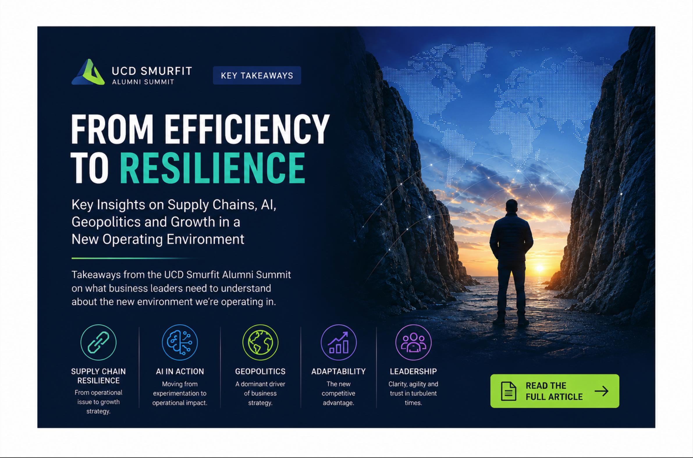 From Efficiency to Resilience
