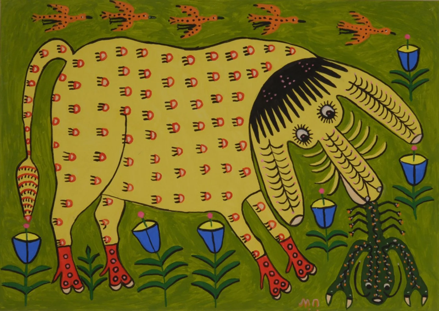 Utställningen ”Det fantastiska och fruktansvärda” med verk av Maria Prymachenko öppnar på Moderna Museet Malmö