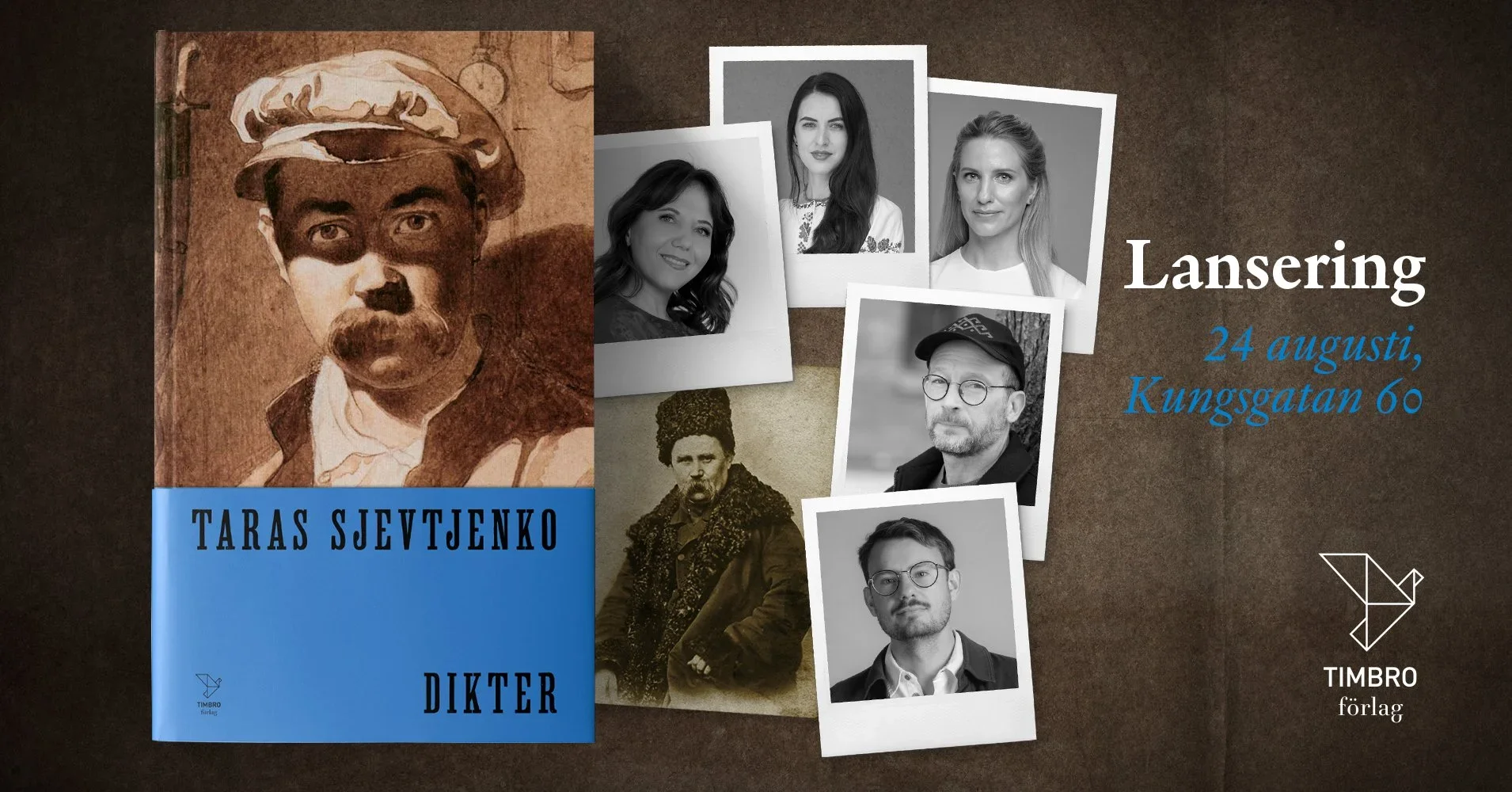 Taras Sjevtjenkos dikter ges för första gången ut i en svensk samlingsvolym