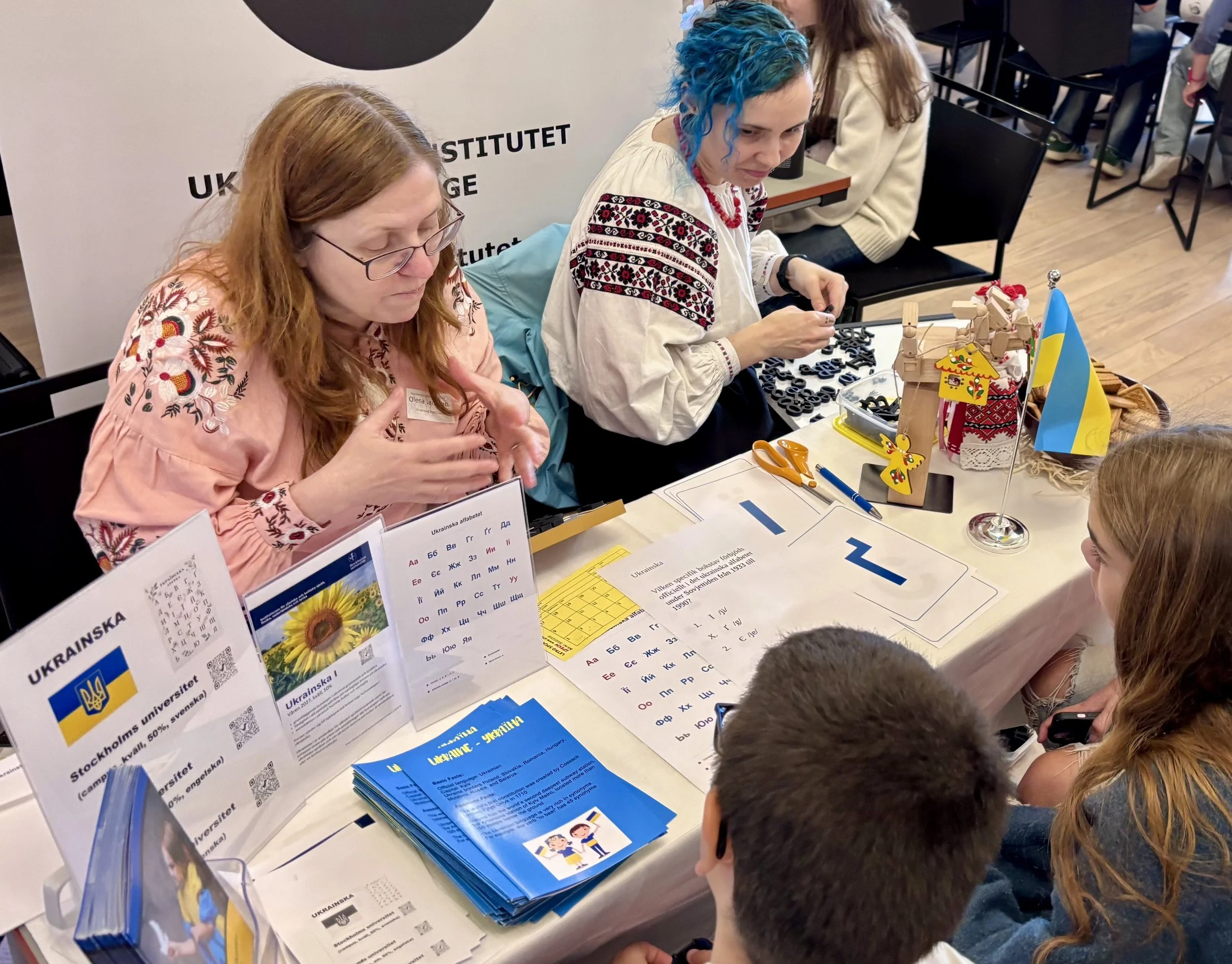 Ukrainska språket mötte svenska skolelever på Europeiska språkdagen