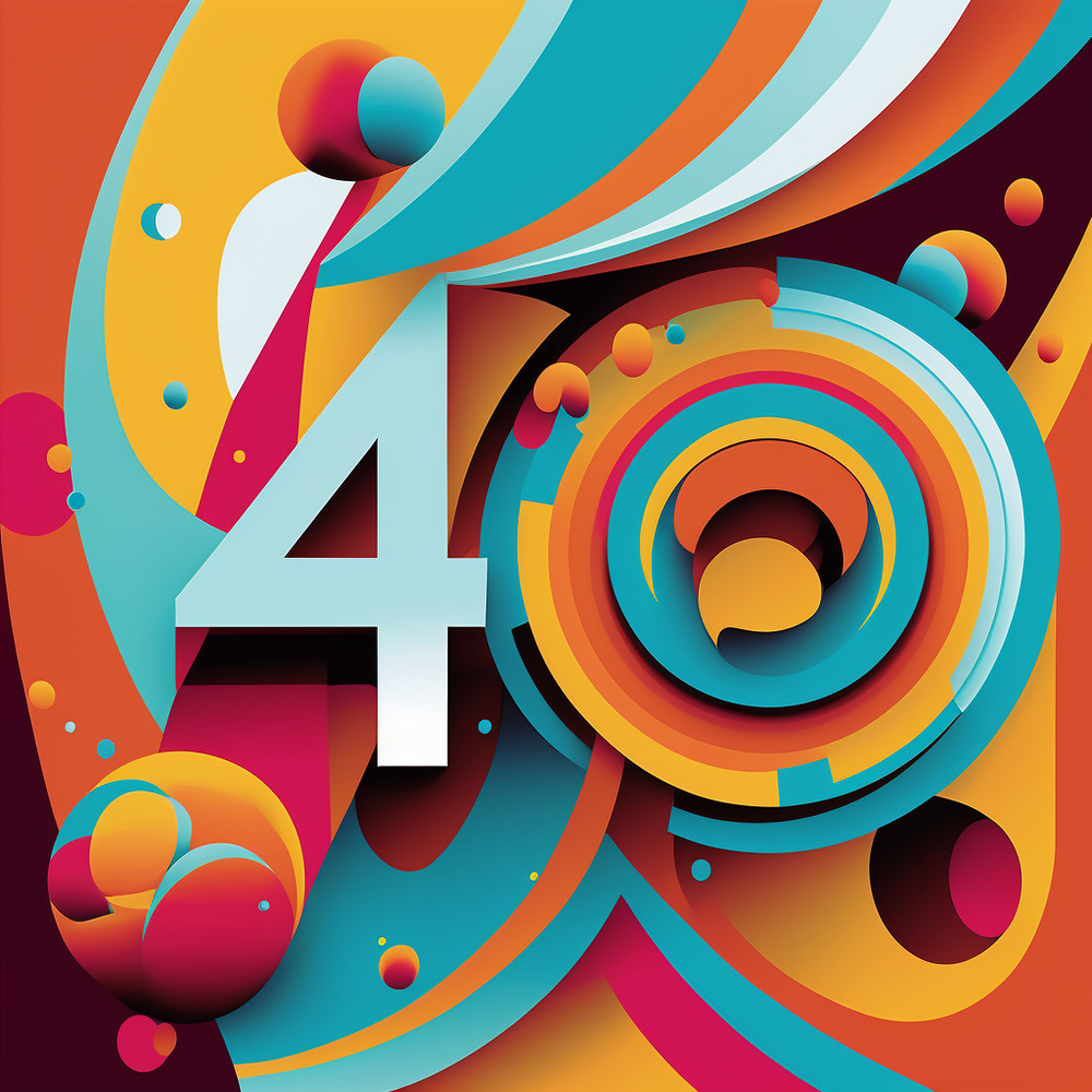 Matt_Shadbolt_vector_vibrant_simple_colors_of_the_number_forty_39a8a861-3a0b-4875-bc9b-f1c140e6f17e.png