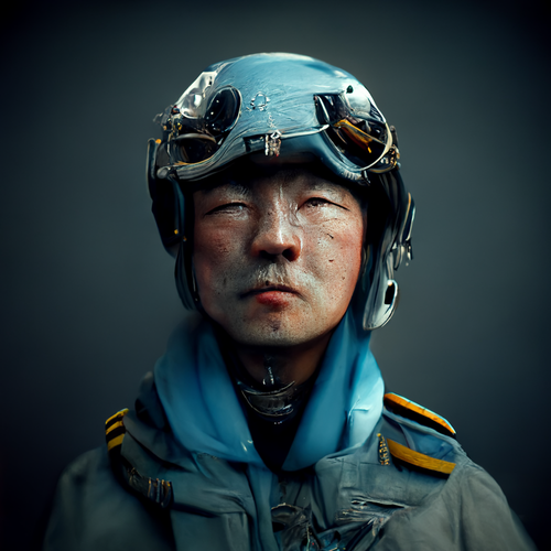 1c7828d0-5b12-4827-a9f0-fc46e6cbca05_Matt_Shadbolt_hyper_realistic__very_detailed__kamikaze__japanese_pilot__headgear__light_blue_background__Rendered_.png