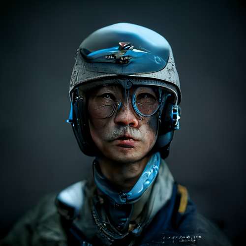 de3cdbf2-8497-42fd-b0da-b7e53b7aeda5_Matt_Shadbolt_hyper_realistic__very_detailed__kamikaze__japanese_pilot__headgear__light_blue_background__Rendered_.png