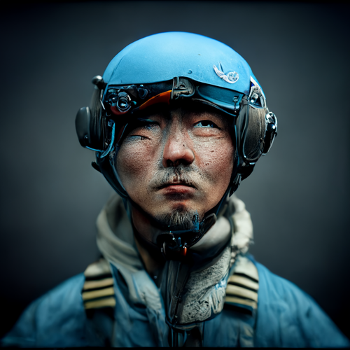 f0a3a491-97df-4e86-8abc-7d17fa0267d1_Matt_Shadbolt_hyper_realistic__very_detailed__kamikaze__japanese_pilot__headgear__light_blue_background__Rendered_.png