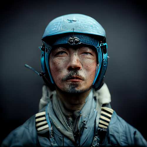 88baa612-0ab3-461d-bfc6-fa40fe79911c_Matt_Shadbolt_hyper_realistic__very_detailed__kamikaze__japanese_pilot__headgear__light_blue_background__Rendered_.png