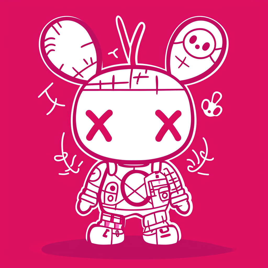 mattshadbolt_isolated_very_simple_vector_Cute_Munny_in_Keith_Ha_dfc0402b-9f5d-4a4e-8c92-cc1549c73f84.png