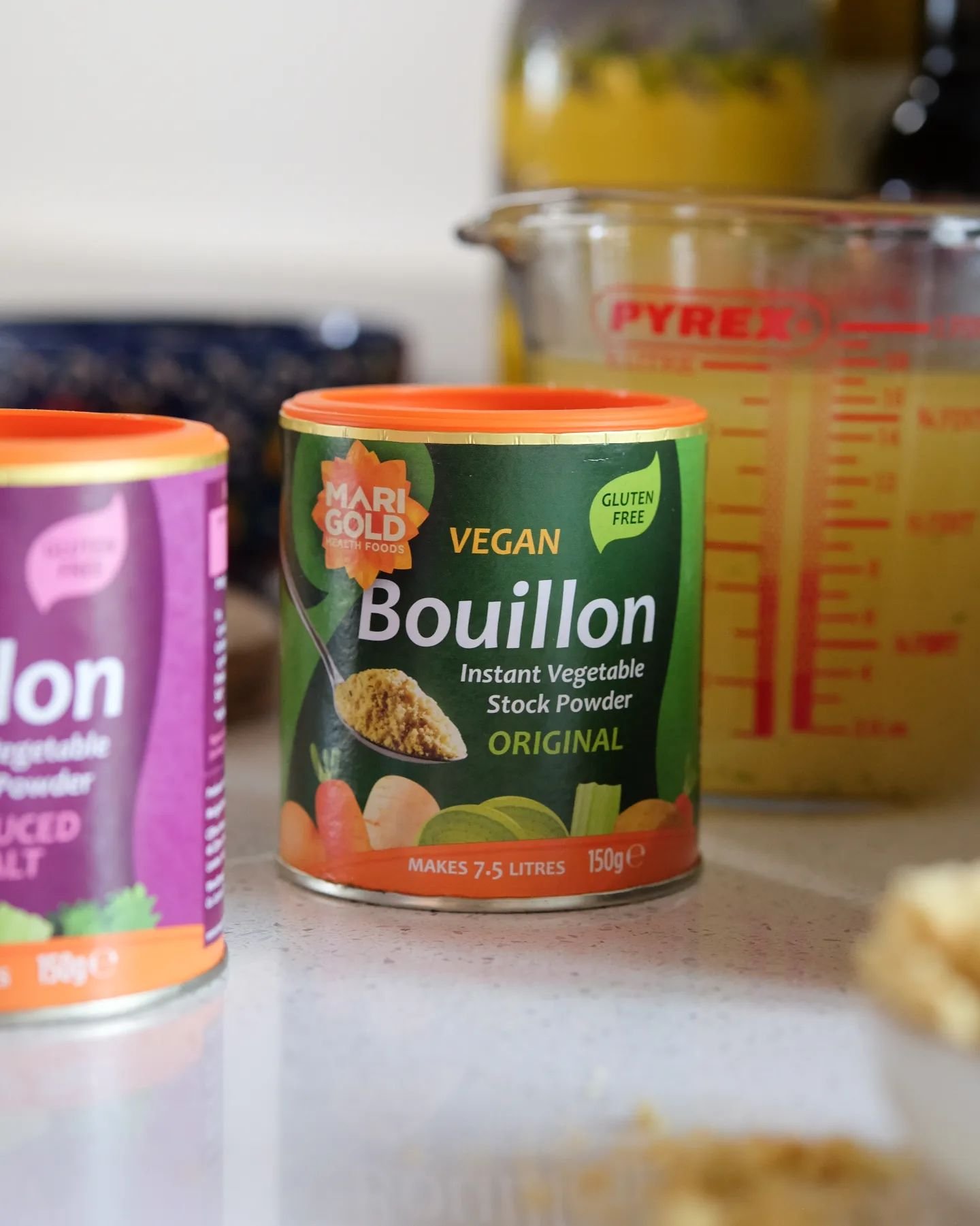 Vegan Bouillon Original Instant Vegetable Stock Powder 150g
🌱
We call it 'Little Green' here at HQ and it's our most popular bouillon
👍

💚 Vegan
💚 Gluten free
💚 Now palm oil free
💚 Perfect natural ingredient for soups, stews, casseroles, sauces