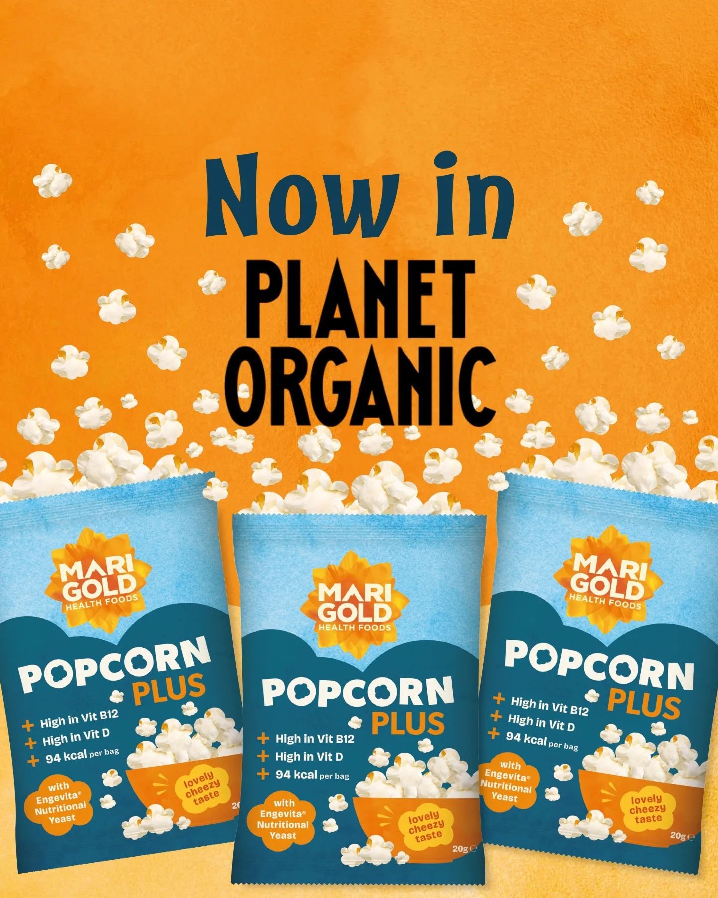 YIPPEE 🥳OUR NEW HEALTHY VEGAN SNACK POPCORN PLUS IS NOW IN PLANET ORGANIC
😋
More good news - there is 20% off until 25th June 2024
💃
Scroll left to see the offer, hit save and share with a friend who loves a savoury popcorn with banging health ben
