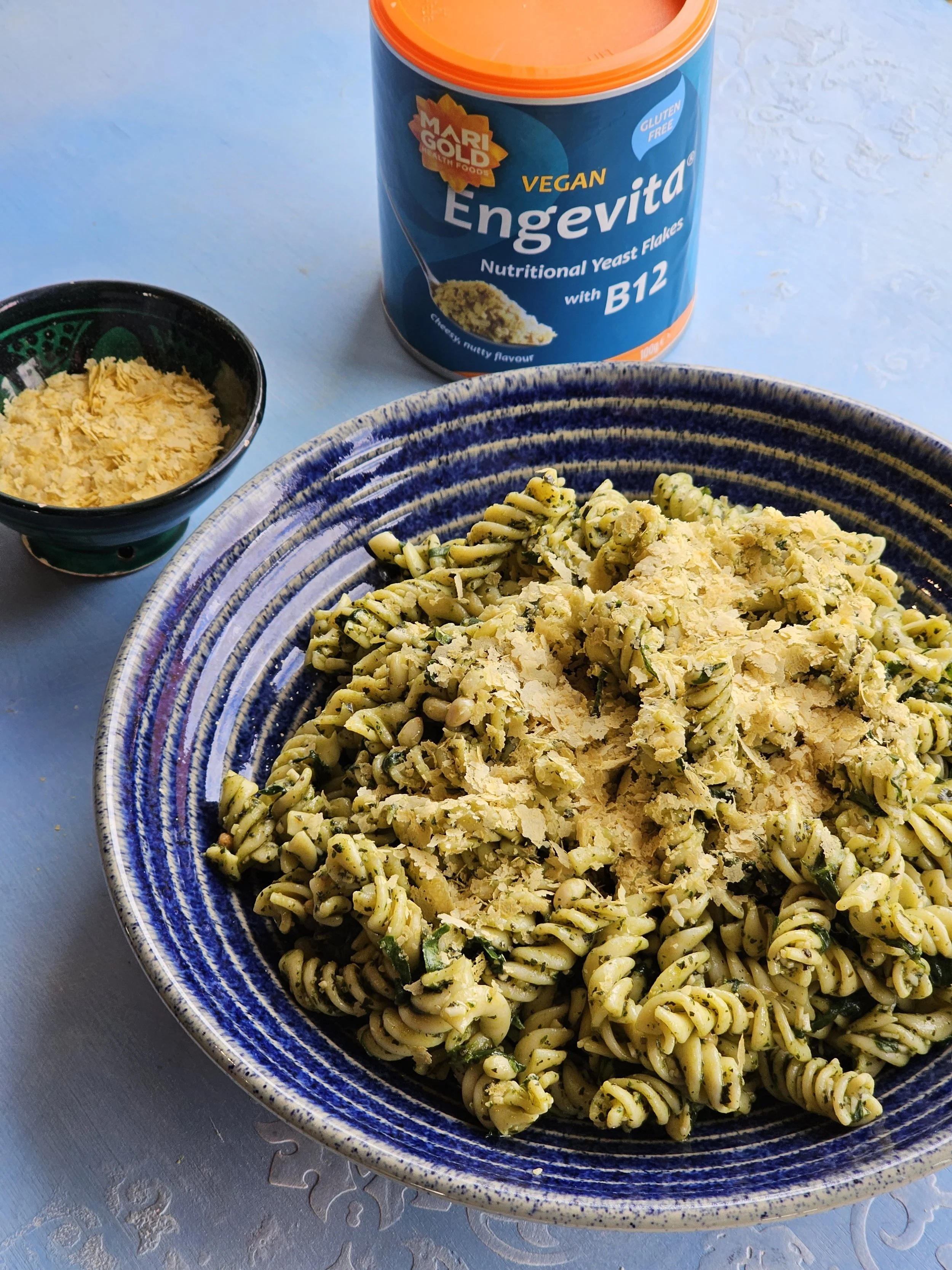 Pasta with Pesto &amp; Nooch