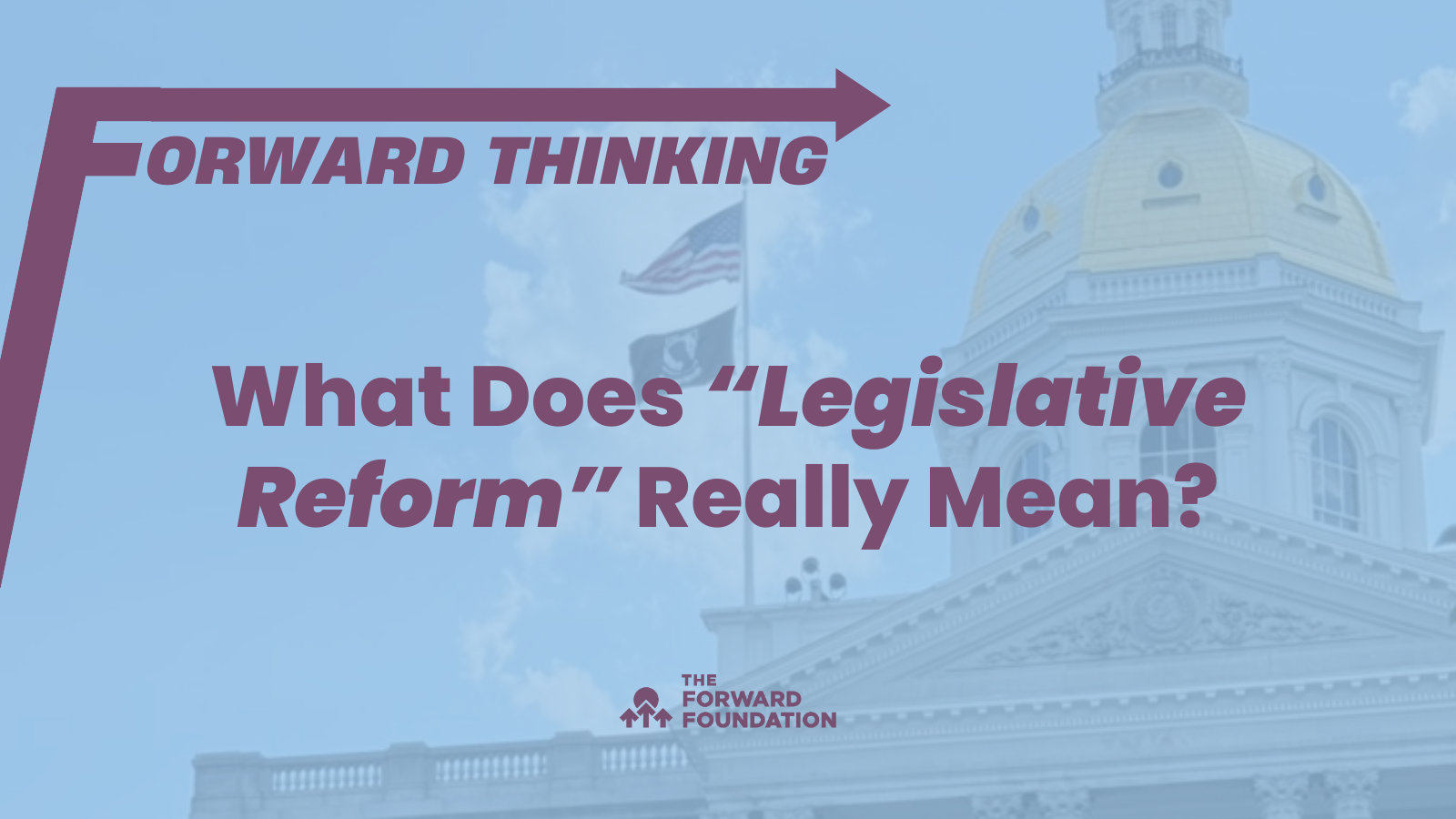What Does “Legislative Reform” Really Mean?