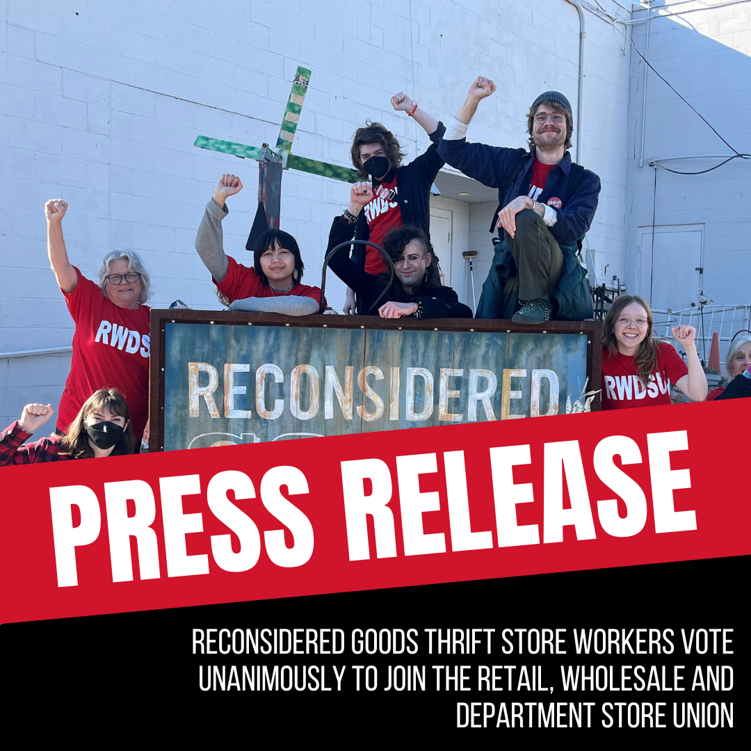 Union News & Updates — Retail, Wholesale and Department Store Union (RWDSU)