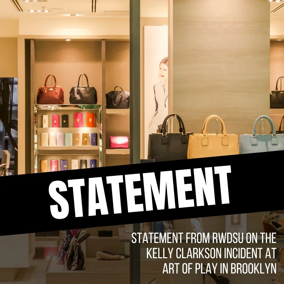 Retail workers deserve safety and respect -- period. No customer, not even a celebrity, gives anyone the right to verbally abuse employees online or on the floor.

See RWDSU&rsquo;s full statement on @kellyclarkson:
🔗 rwdsu.org/news/kelly-clarkson

