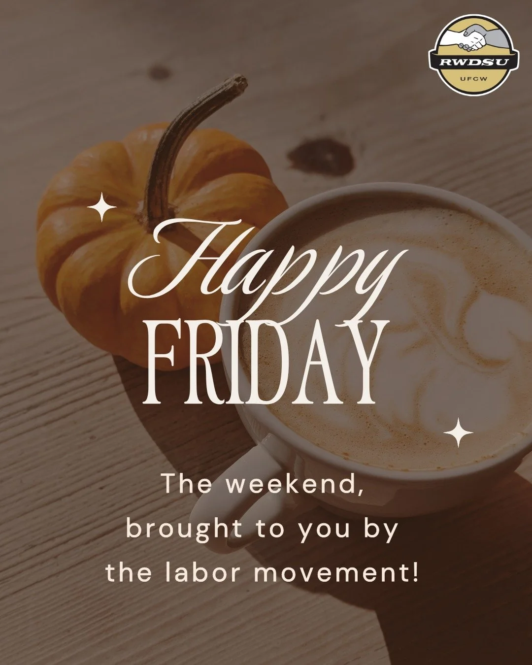 Happy Friday! As the clock winds down on another busy week, we want to remind you of a very important union benefit: your time off. ⏳✨
The five-day workweek and the concept of "the weekend" didn't just happen&mdash;they were fought for and 