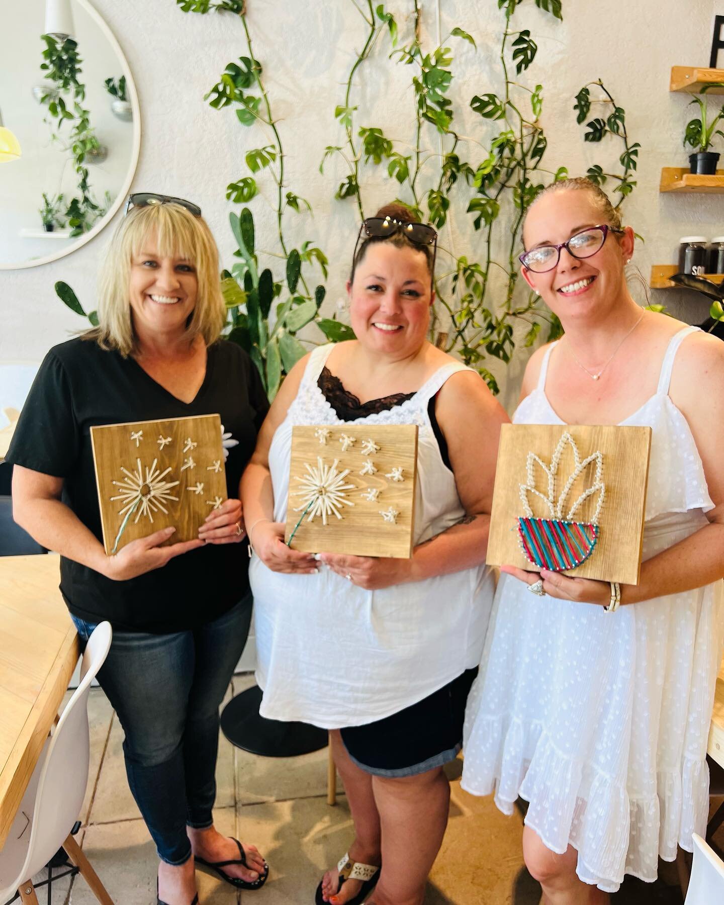 It was a fun morning stringing art and celebrating Erin! Happy Birthday Erin! Thanks for including us in your day! 
.
#meridianidaho #downtownmeridianidaho #treasurevalley #boise #idahomade