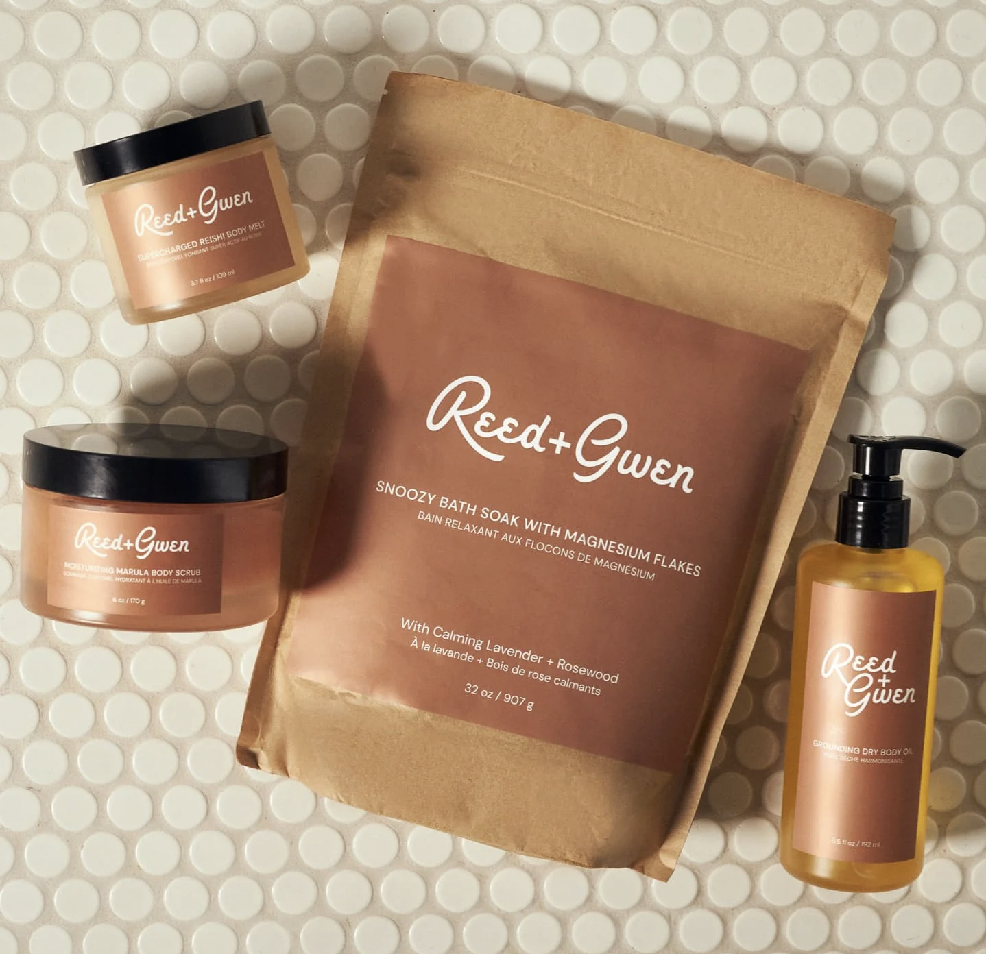 Reed & Gwen Snoozy Bath Soak with Magnesium Flakes