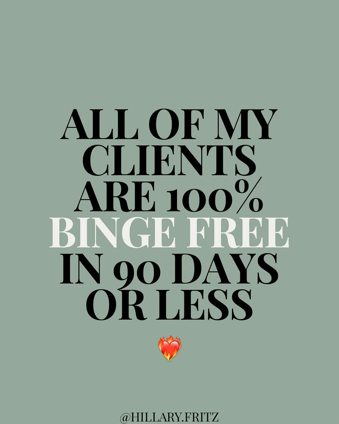 When someone comes to work with me, i know that no matter if she&rsquo;s been:

🖤 binge eating for over a decade
🖤 chronically dieting to lose those last stubborn 10 pounds
🖤 or has &ldquo;tried everything&rdquo; and nothing&rsquo;s worked

i can 
