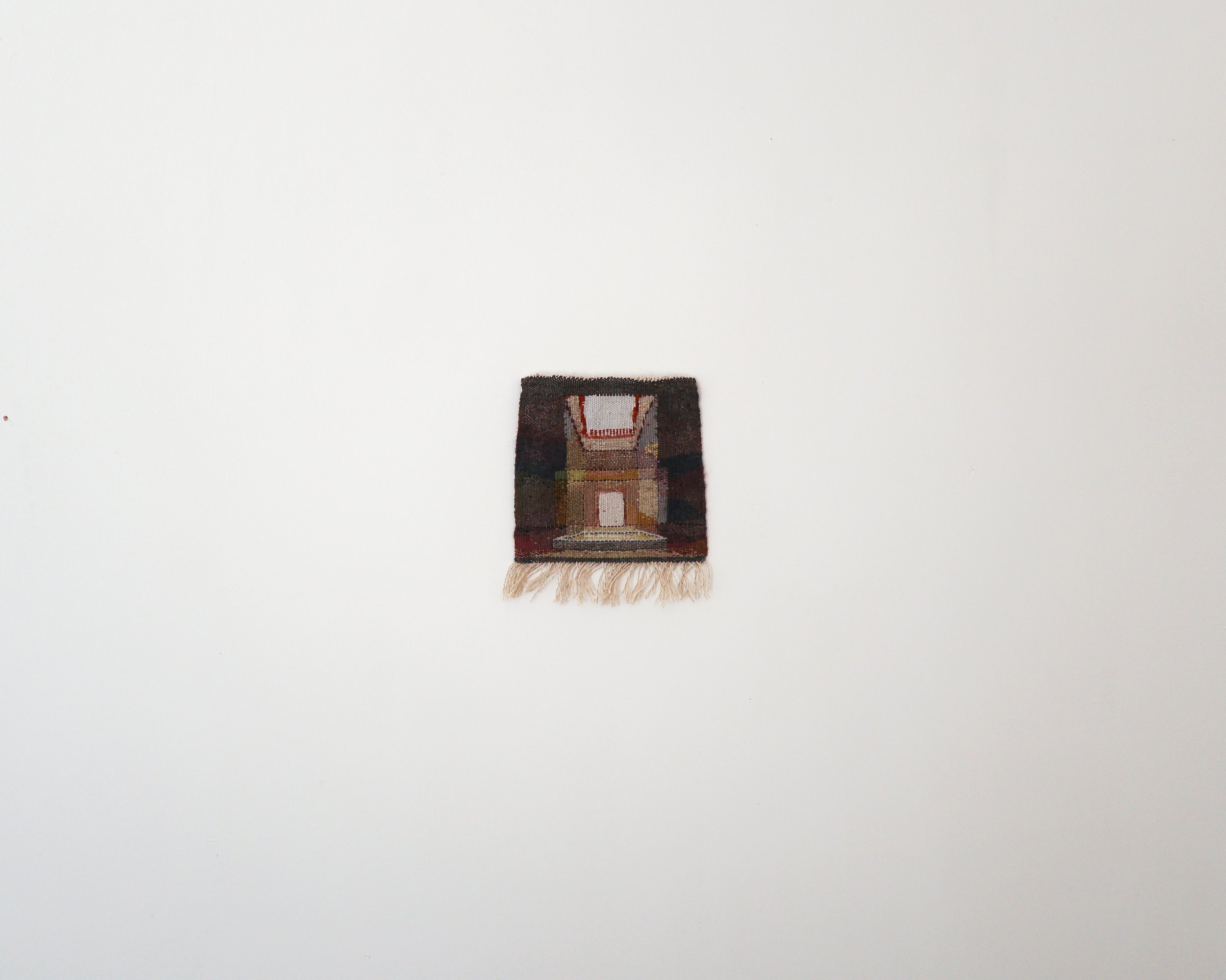 Tapestry weaving, 14 x 13 cm, 2025