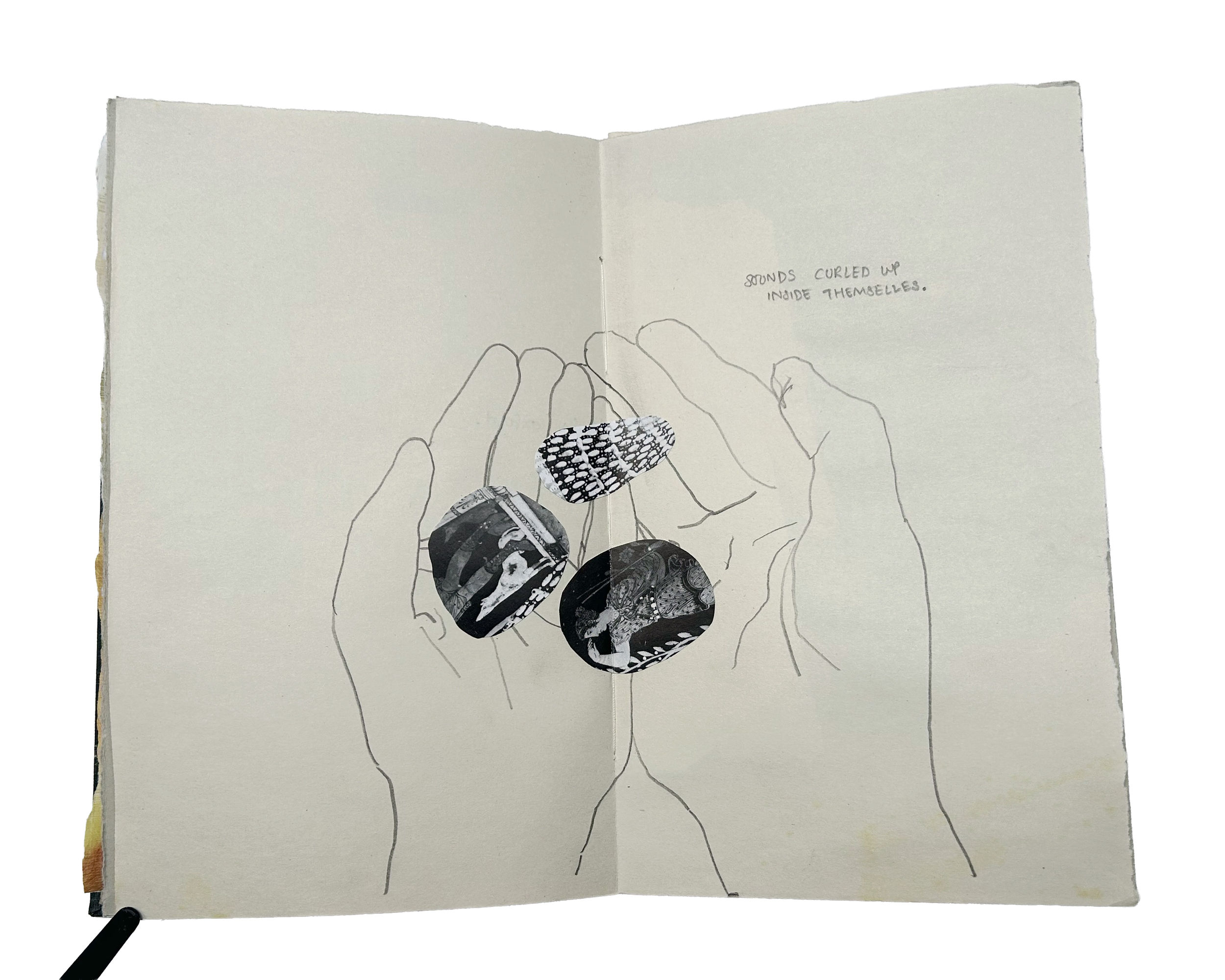 Rowan Briggs Smith, Wool Trade, 24 x 22.5 cm, 2025 (quote from Flights, Olga Tokarczuk)