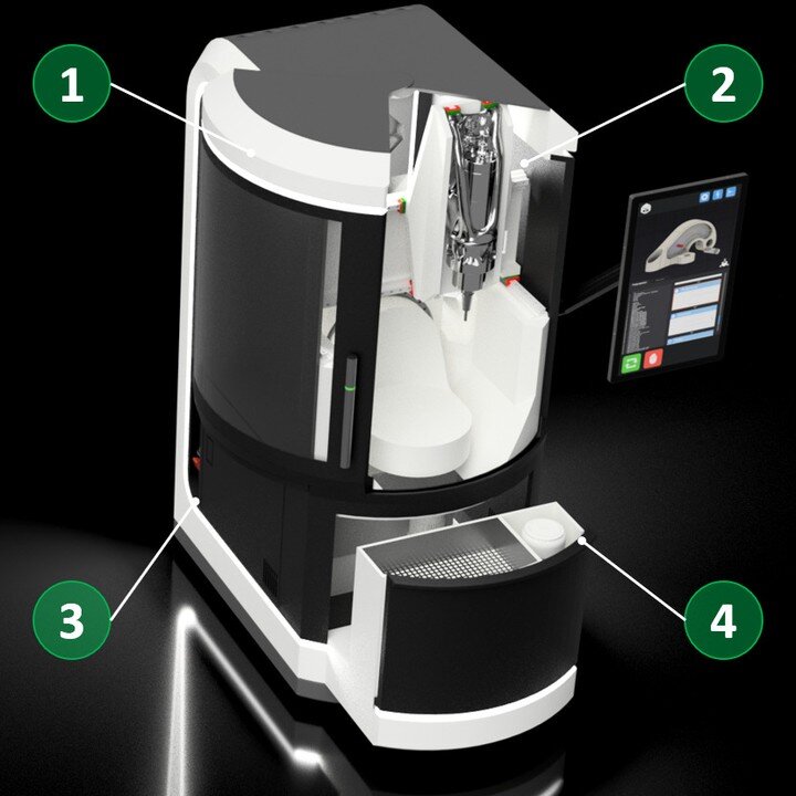 Wie versprochen, pr&auml;sentieren wir heute unser brandneues Design f&uuml;r unsere 5-Achs-CNC-Fr&auml;se 🛠
Bei der Entwicklung hatten wir einige Schl&uuml;sselbereiche im Fokus:

1️⃣ Rundes T&uuml;rdesign f&uuml;r mehr Ergonomie 🤲
2️⃣ Einfacher Z