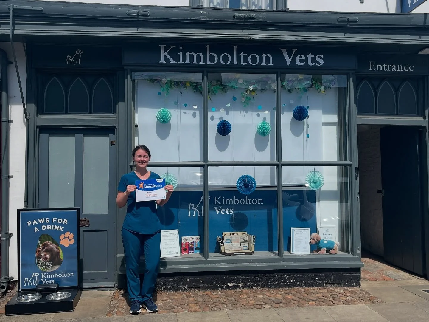 🏆 We&rsquo;ve been nominated! 🏆
Kimbolton Vets is up for Practice of the Year in the 2025 Petplan Vet Awards and we&rsquo;re over the moon! 🌙💙

If you&rsquo;ve had a great experience with us, please vote!
Even better, nominate a team member who m