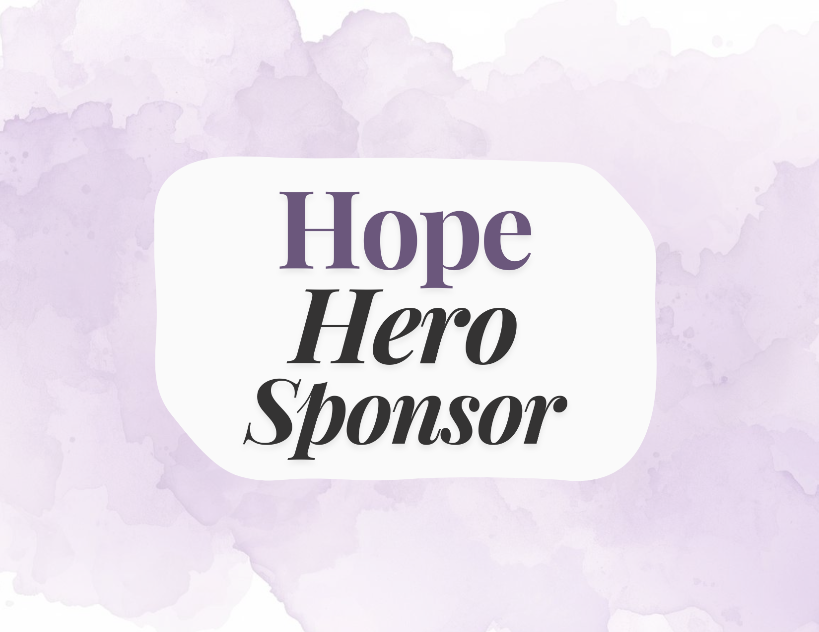 Hope Hero Sponsor