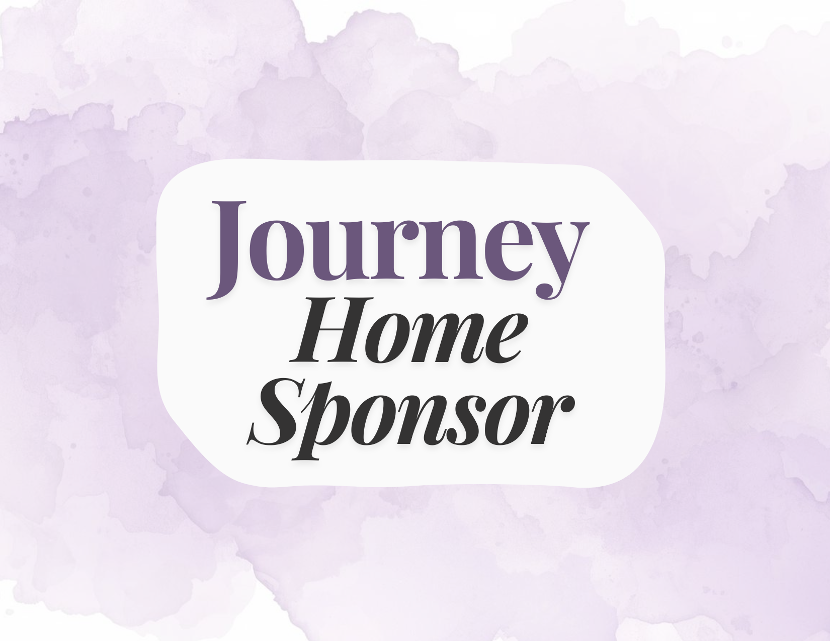 Journey Home Sponsor
