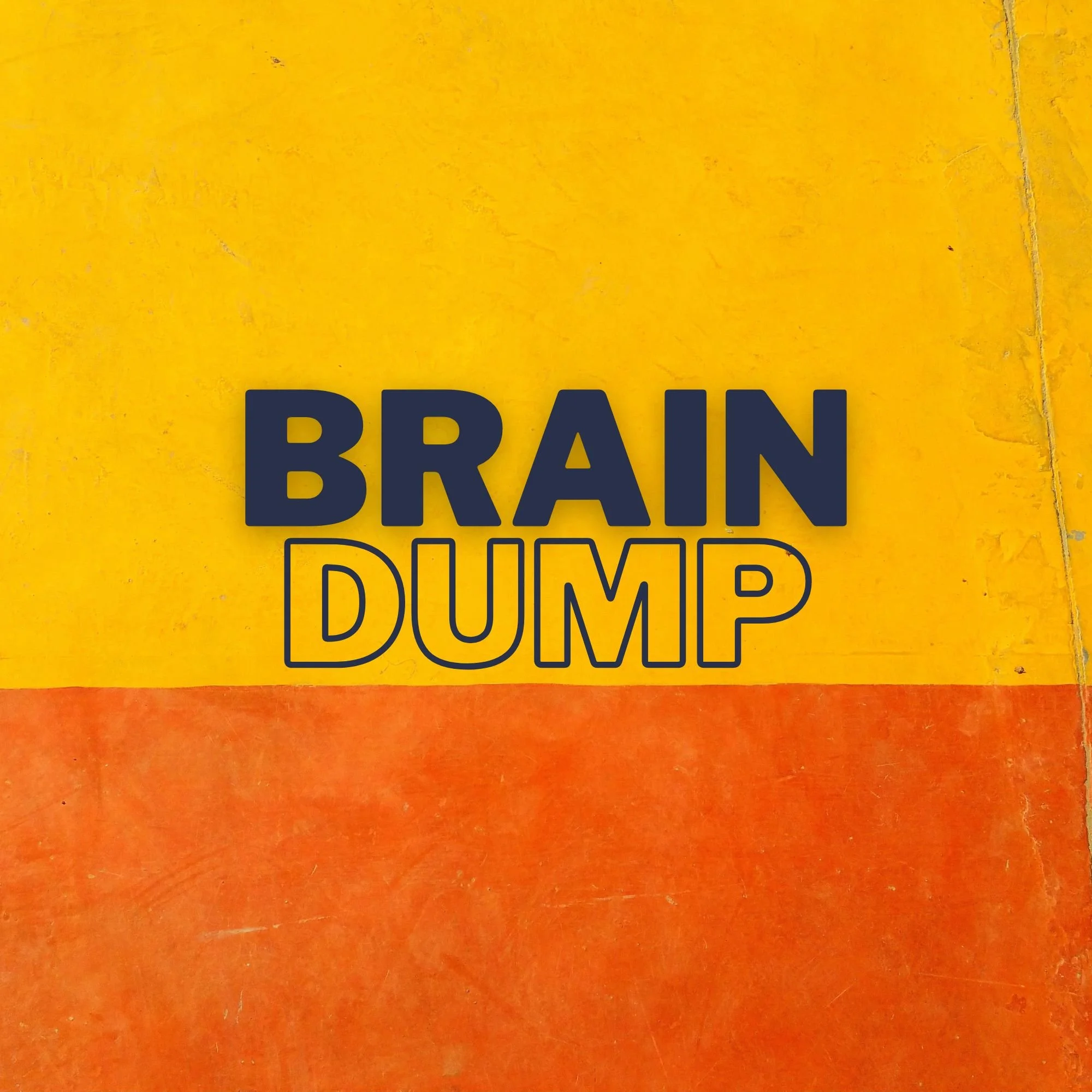 Clear your mind, prioritize your thoughts with this simple Brain Dump PDF