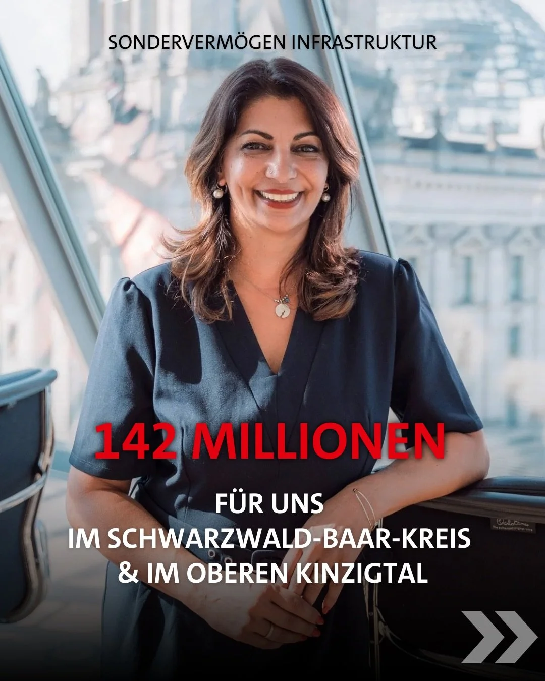 Endlich wird klar, wie viel R&uuml;ckenwind unsere St&auml;dte und Gemeinden im Schwarzwald-Baar-Kreis aus dem neuen Sonderverm&ouml;gen f&uuml;r kommunale Investitionen bekommen.

🏗️ Unser Ansatz dahinter ist simpel: Wir investieren massiv in die Z