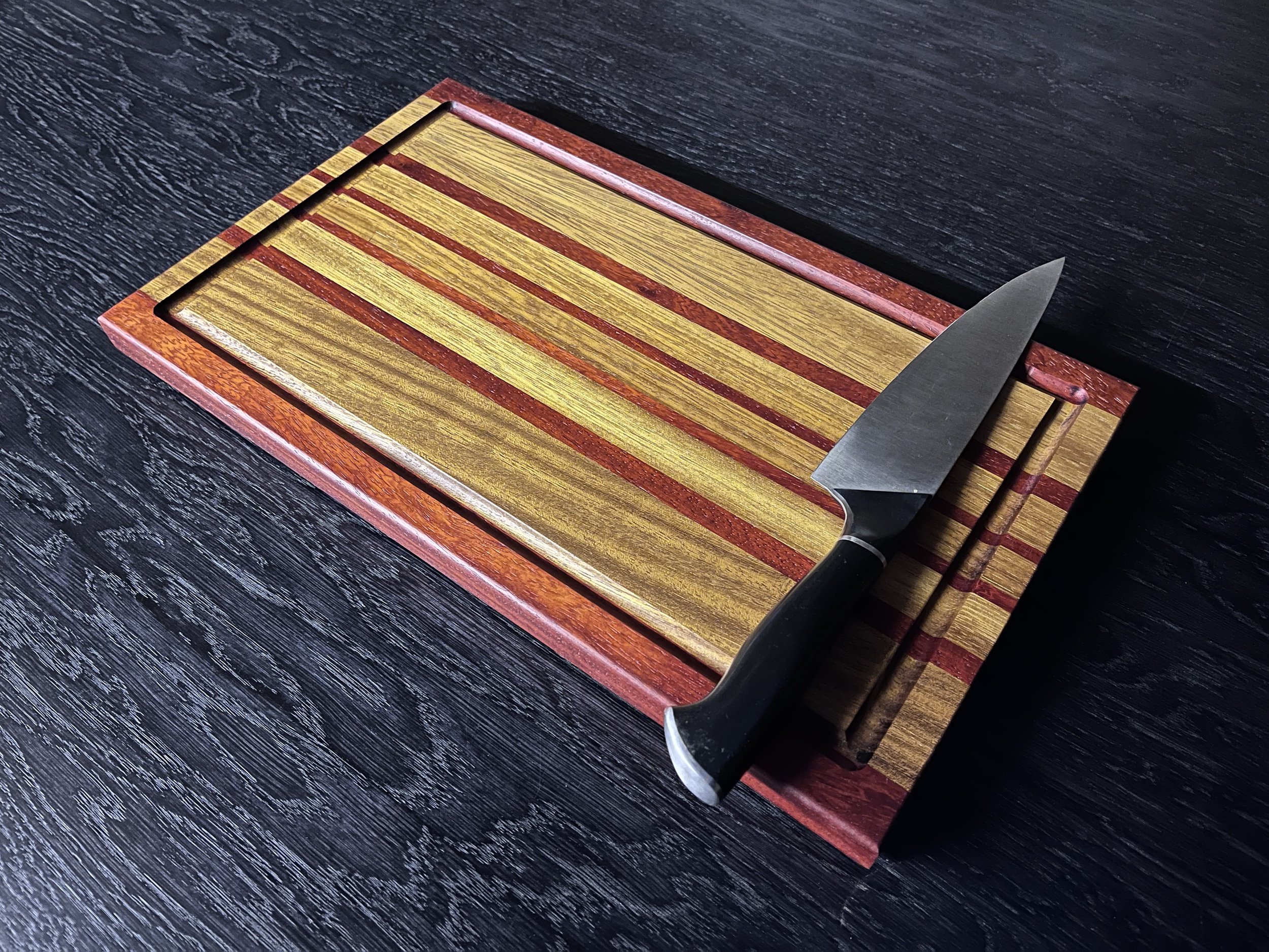 Padauk & Iroko Cutting Board