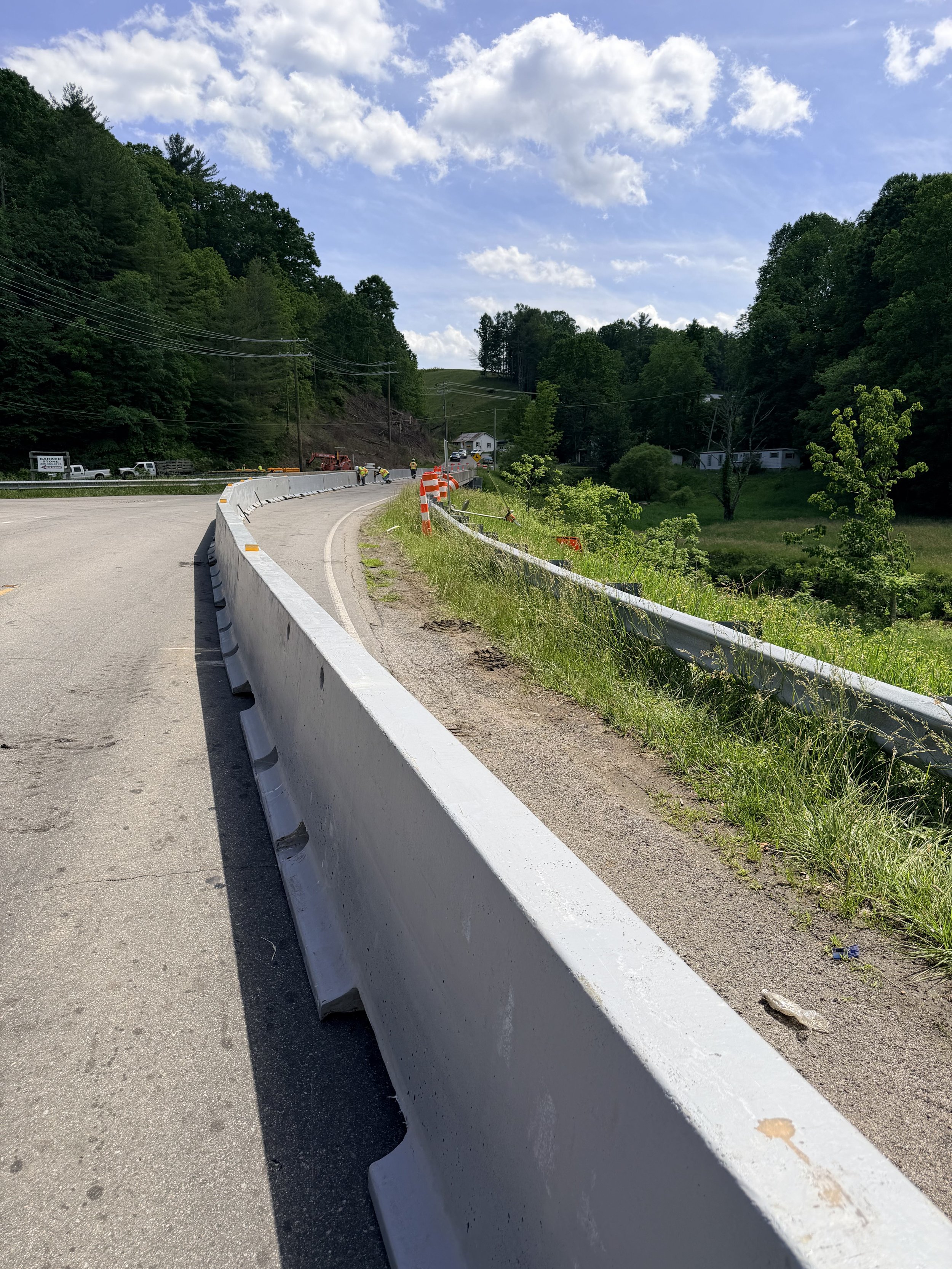 Temporary Longitudinal Barrier Ape Barrier