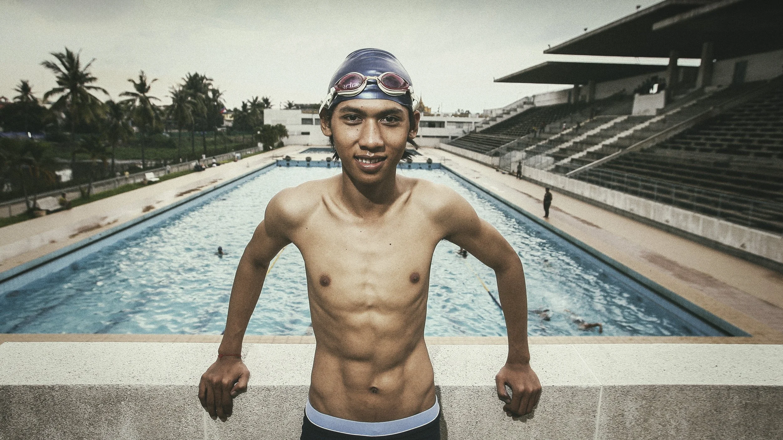 Hem Thon Ponloeu - Beijing Olympic Athlete 2008, Olympic Stadium