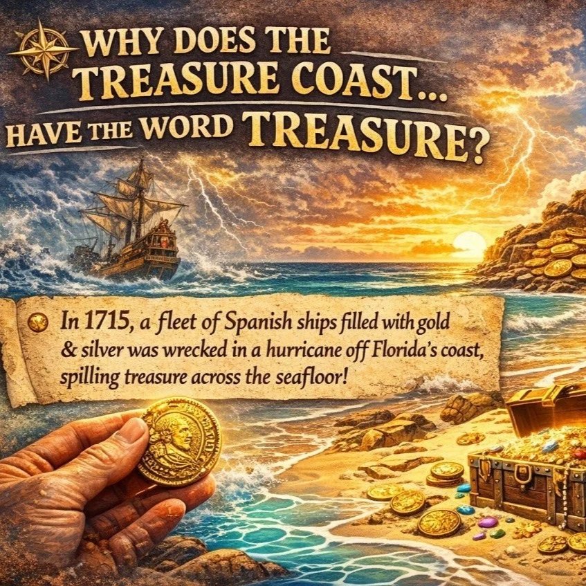 Why Does Treasure Coast Have the Word "Treasure" in It?