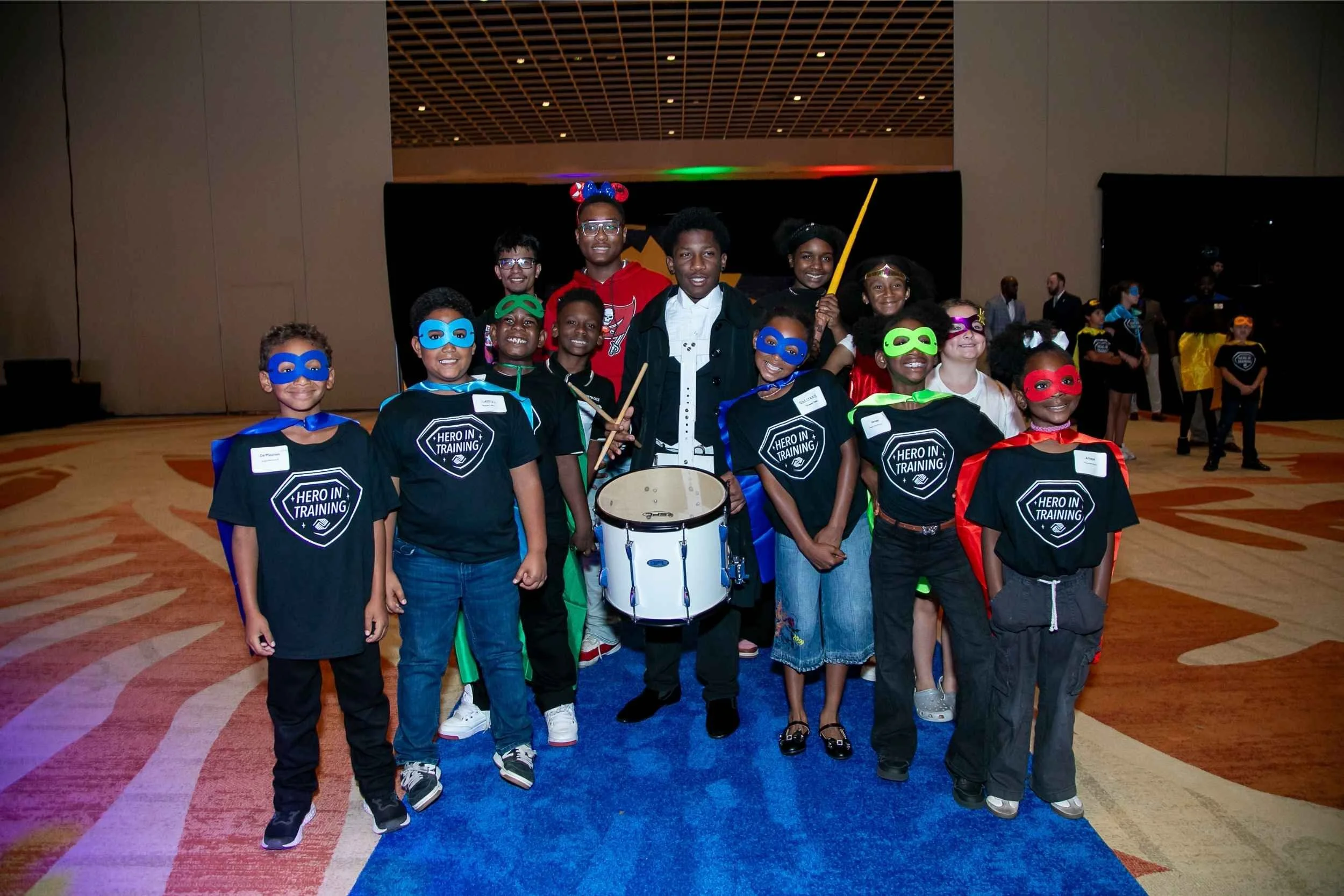 Children from the Boys & Girls Clubs of Central Florida together at the gala