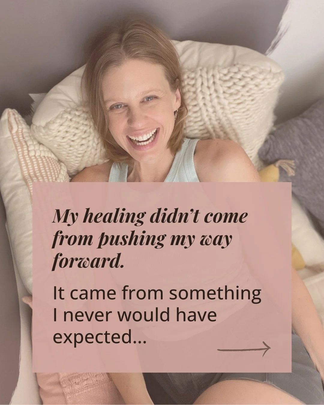 For a long time, I thought healing meant trying harder.
More discipline. More fixing. More effort.

But my body was exhausted from years of survival &mdash; raising young children, chronic illness, constant stress, barely getting through the day and 