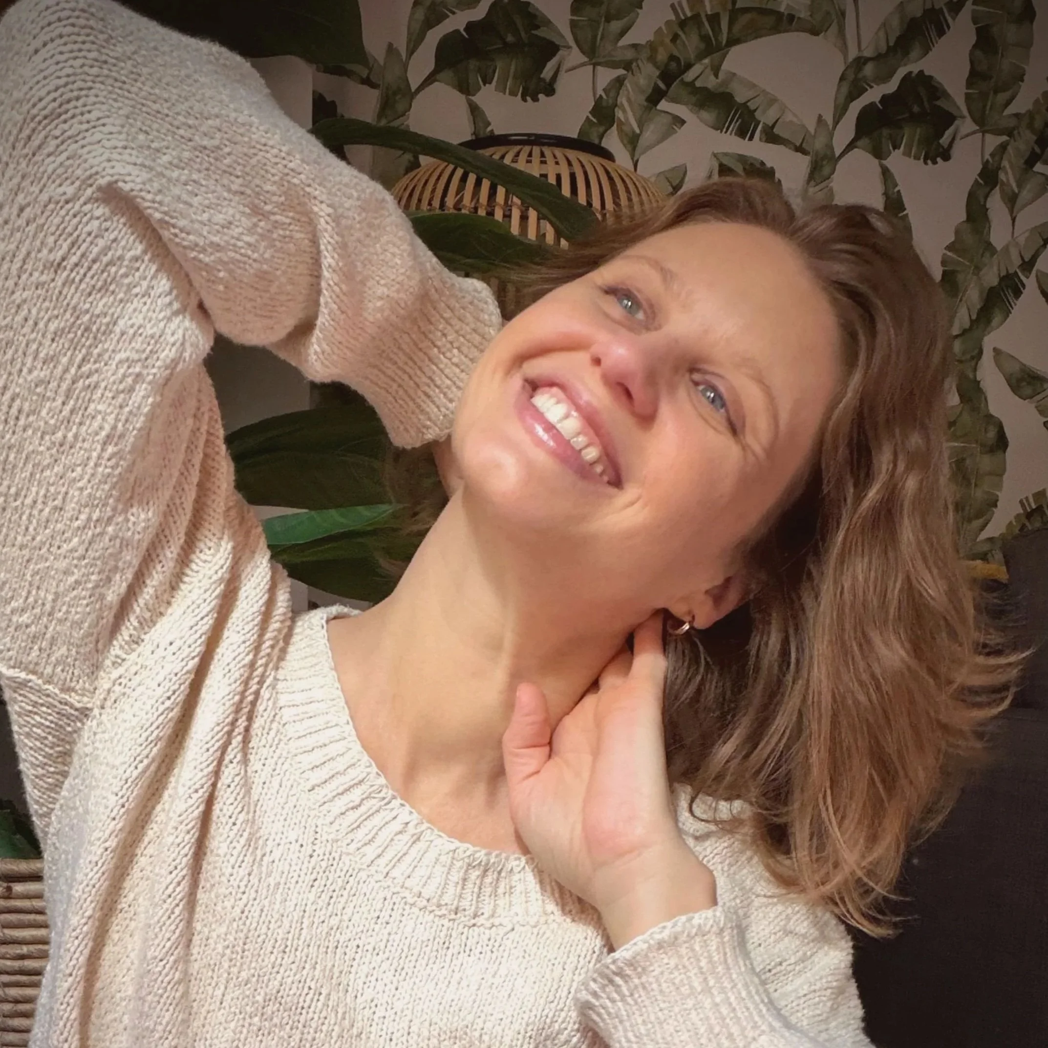 woman dancing outside