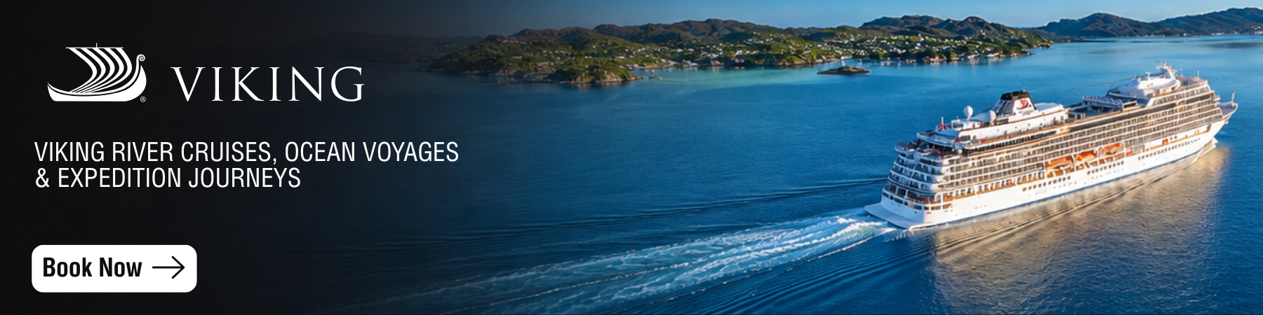 Book your Viking river cruise, ocean voyage or expedition journey.