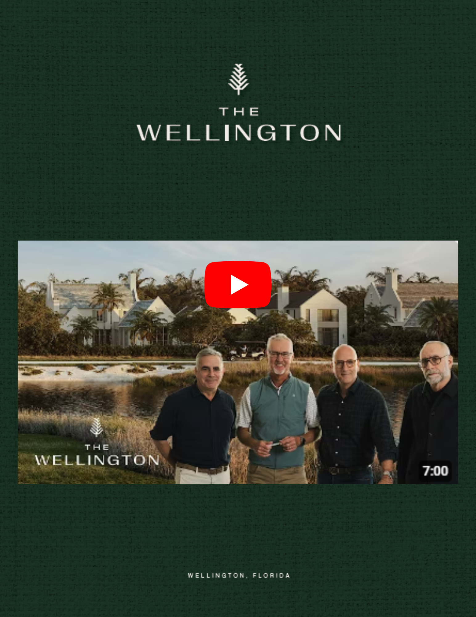 The Architectural Vision for The Wellington | A Best-in-Class Private Golf and Residential Community
