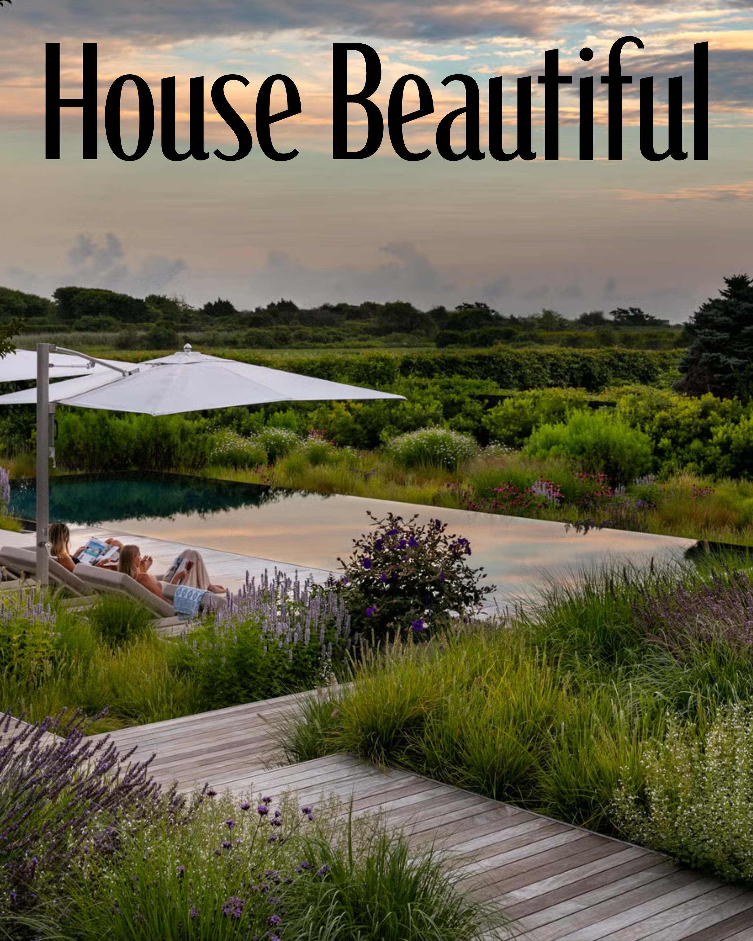 House Beautiful - This Stunning Overgrown Hamptons Lawn Is Proof You Might Never Need to Mow Again