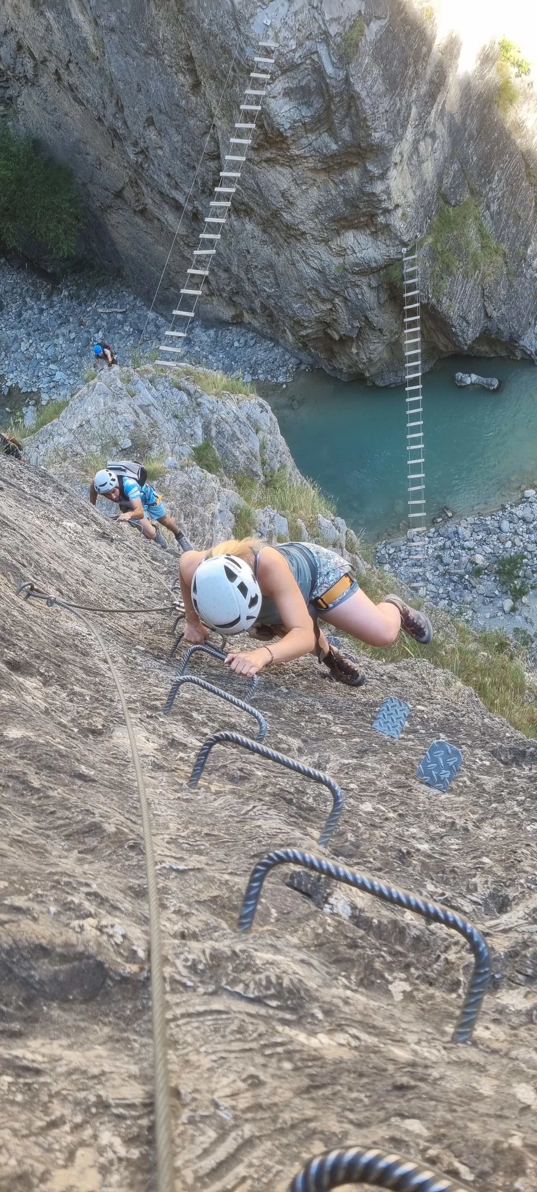 Via Ferrata des Gorges de la Durance :  L'Argentière-la-Bessée