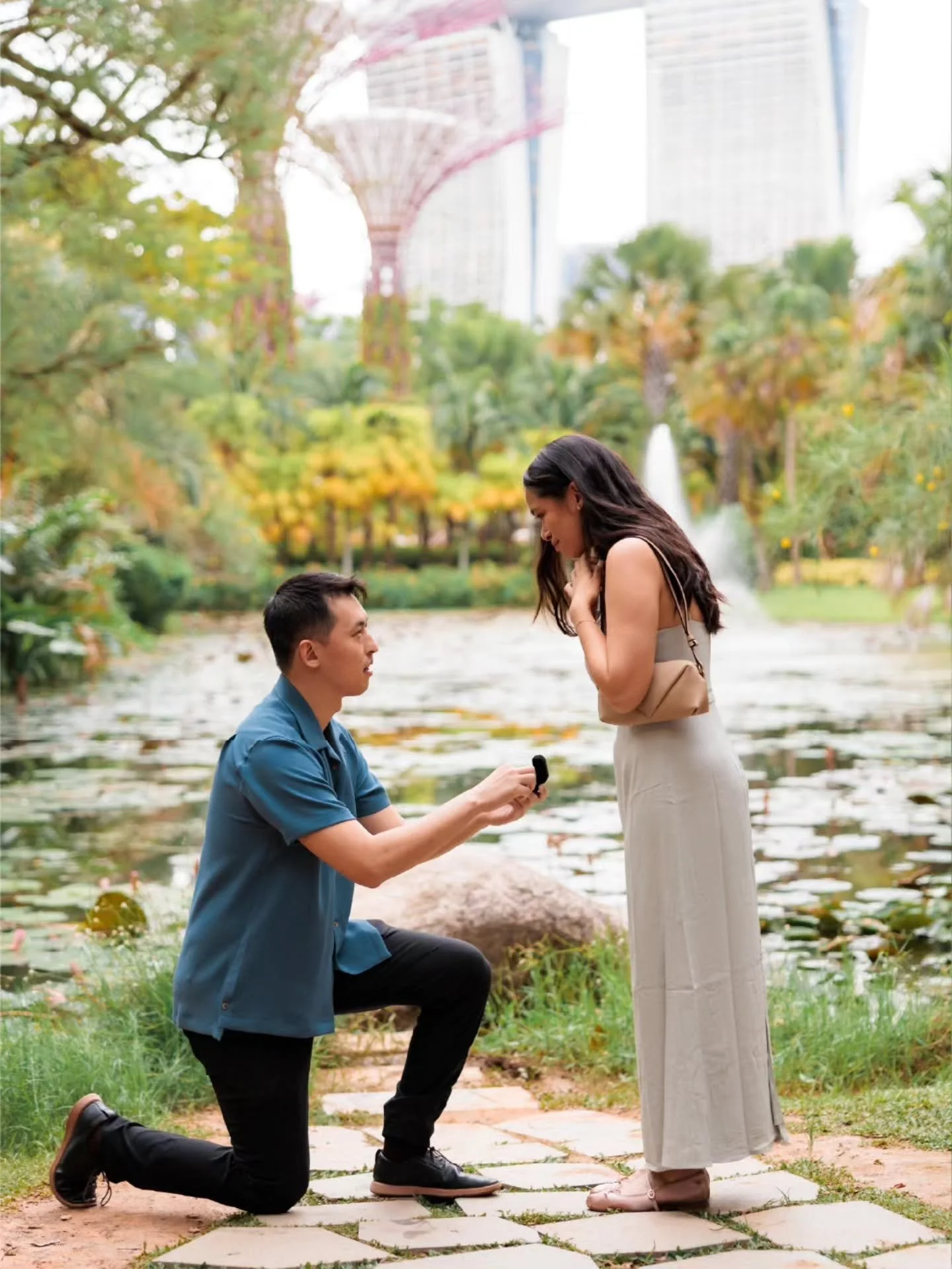 E + R Proposal
Coming from the US for holiday and for a surprise proposal 🤭 &amp; amazing friends coming along for the ride.
The rain few hours prior to this moment ensured that the space had nobody &amp; was looking like a quiet paradise &mdash; th